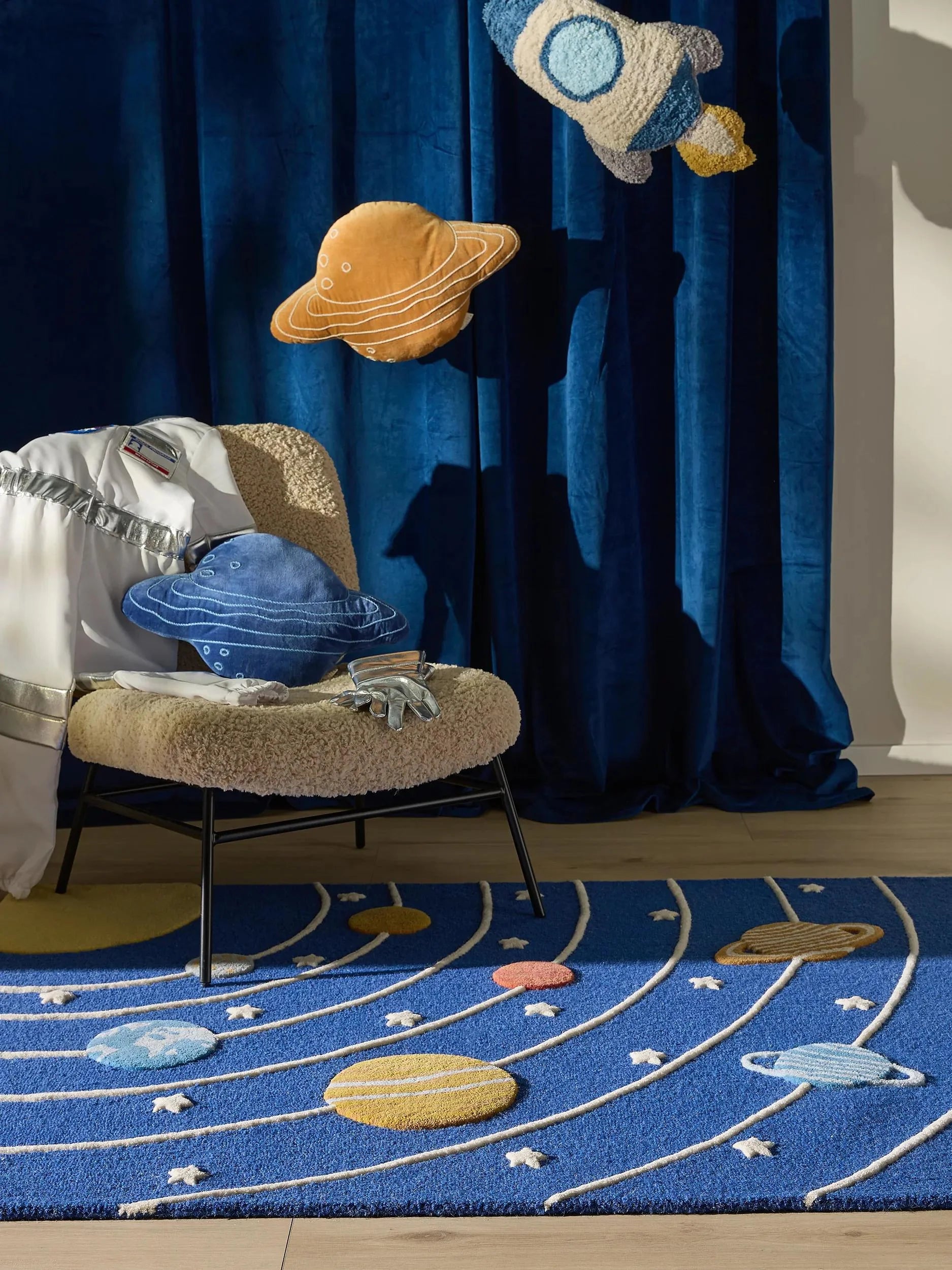 Covor pentru copii Alex Blue