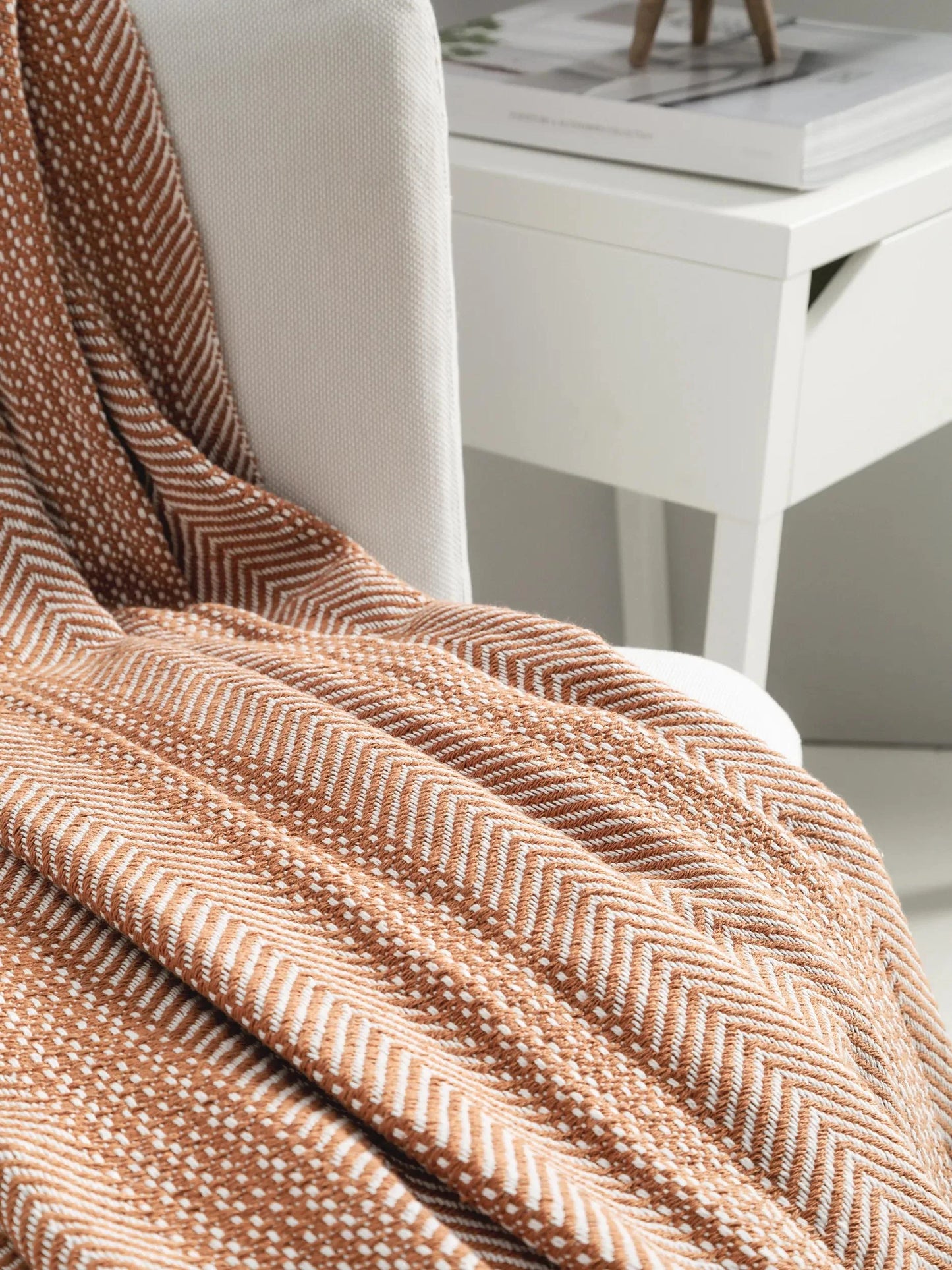 Cotton Pătură Alisea Brown