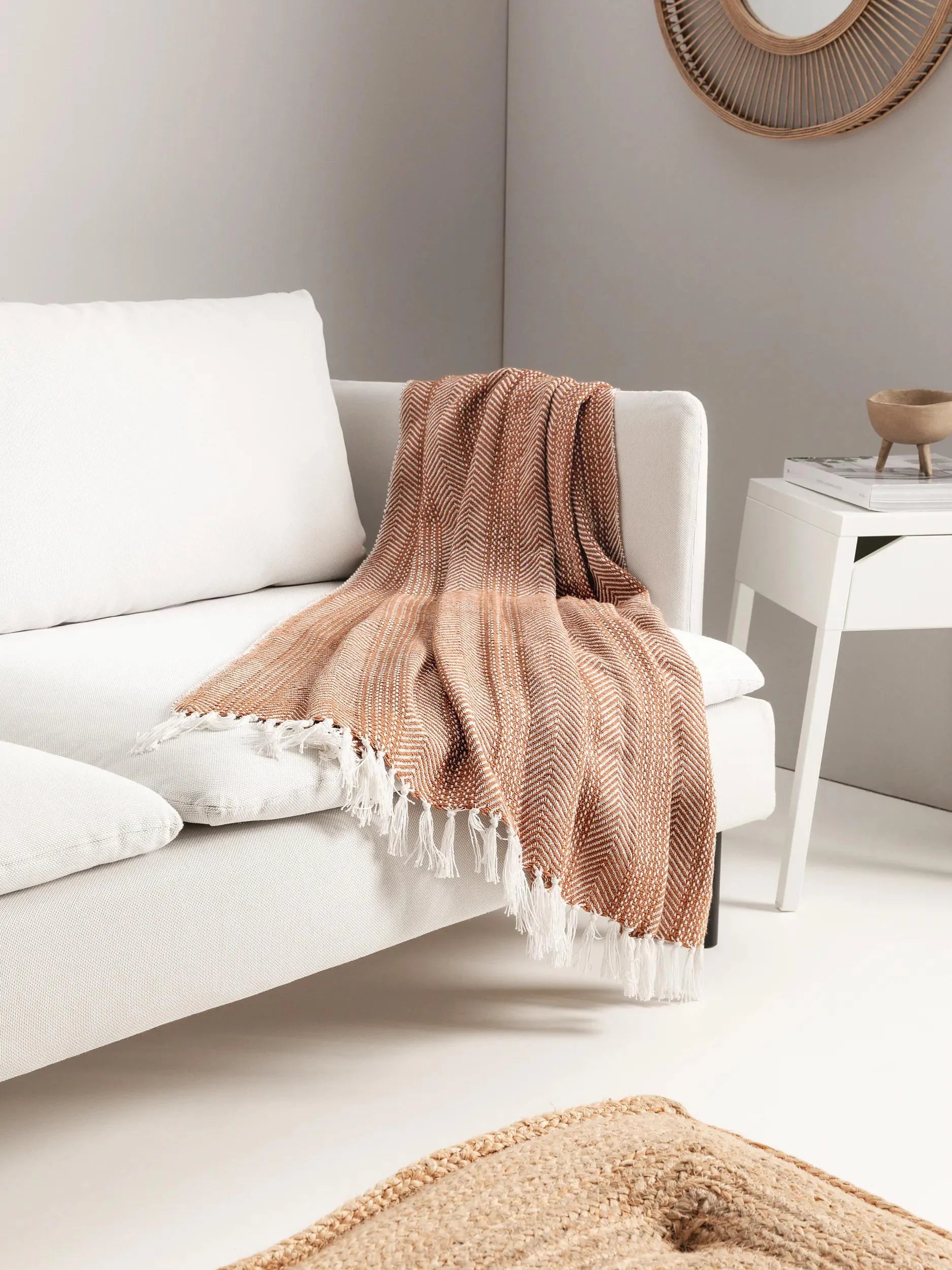 Cotton Pătură Alisea Brown