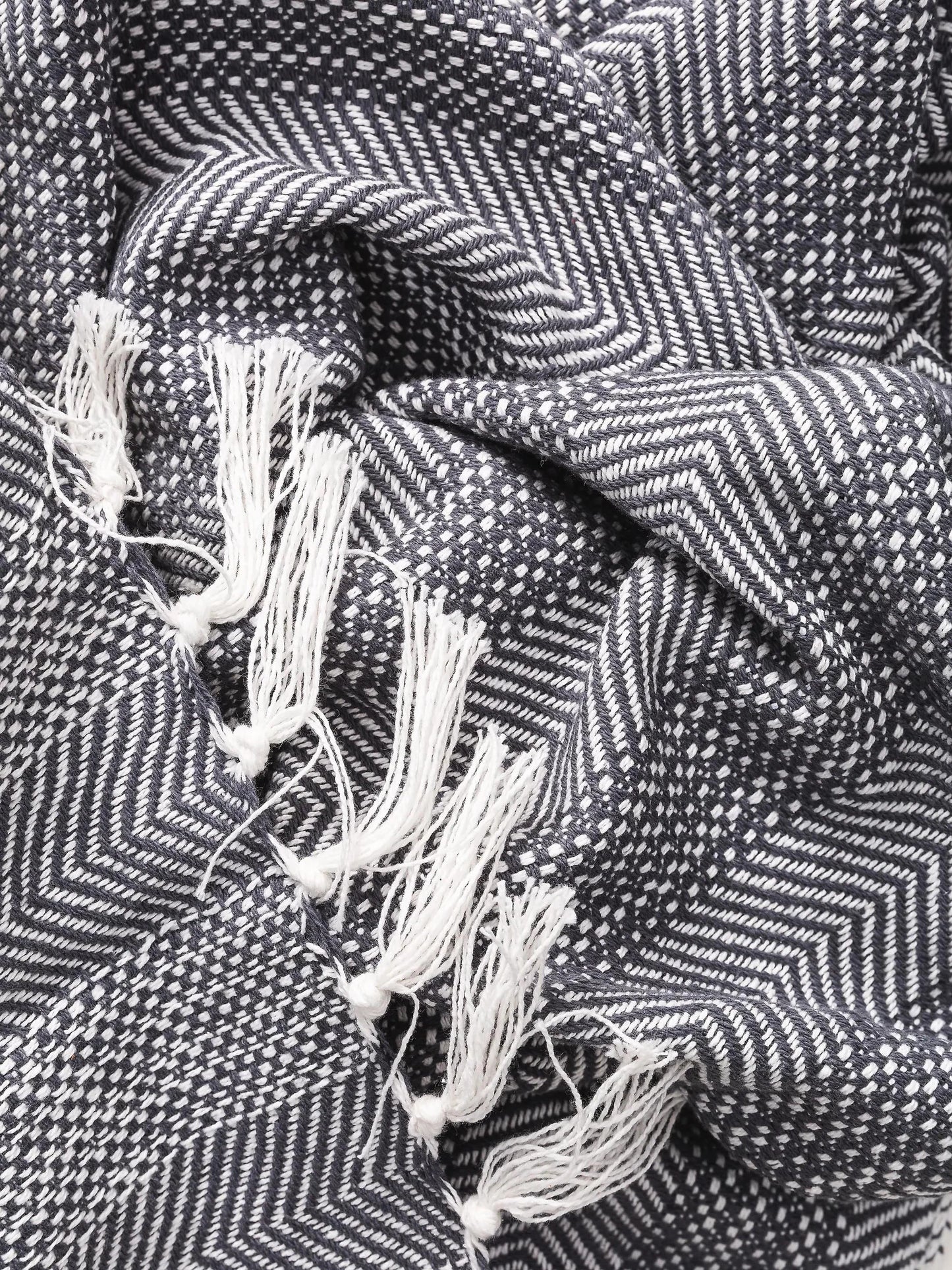 Cotton Pătură Alisea Charcoal