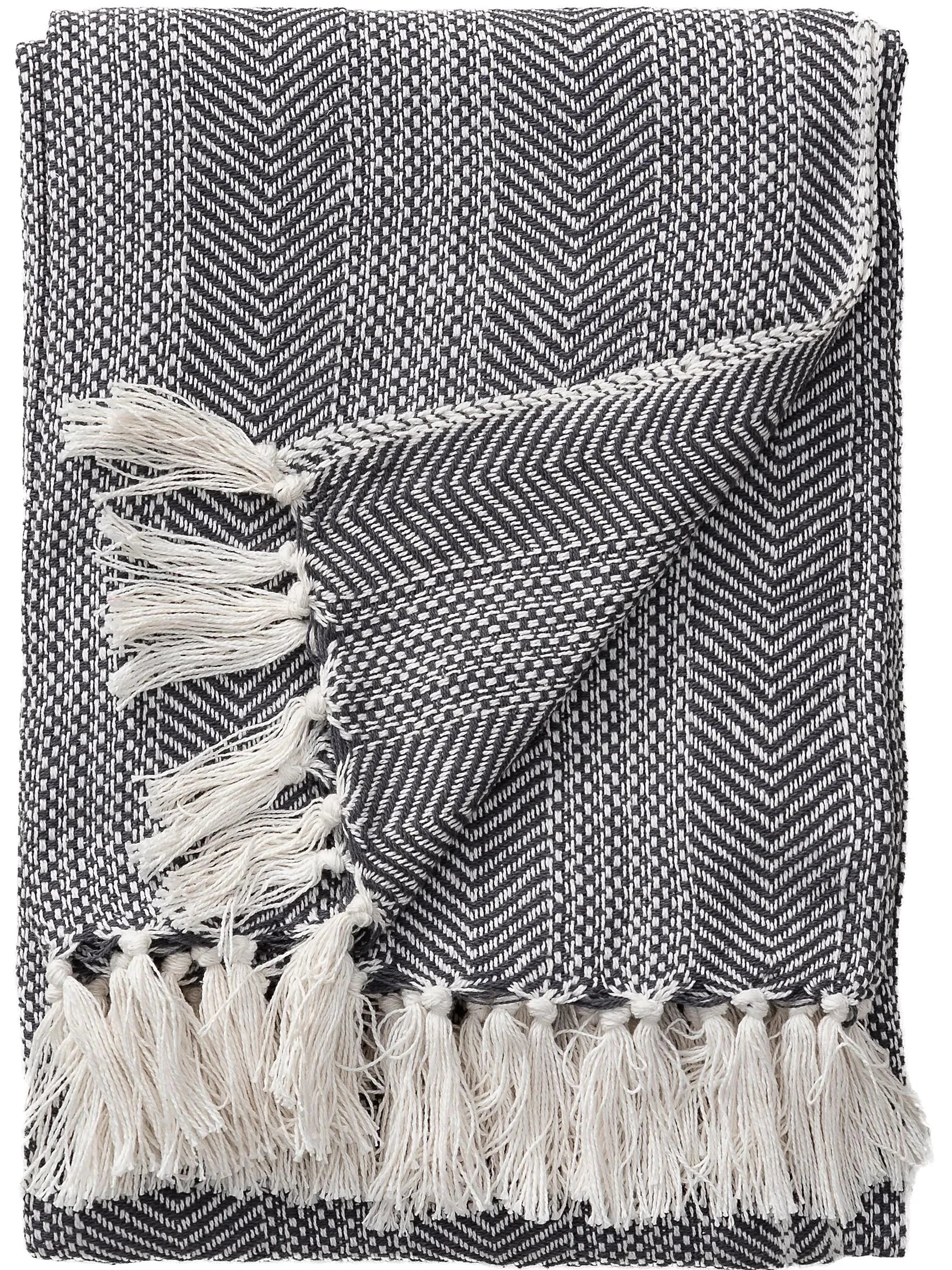 Cotton Pătură Alisea Charcoal