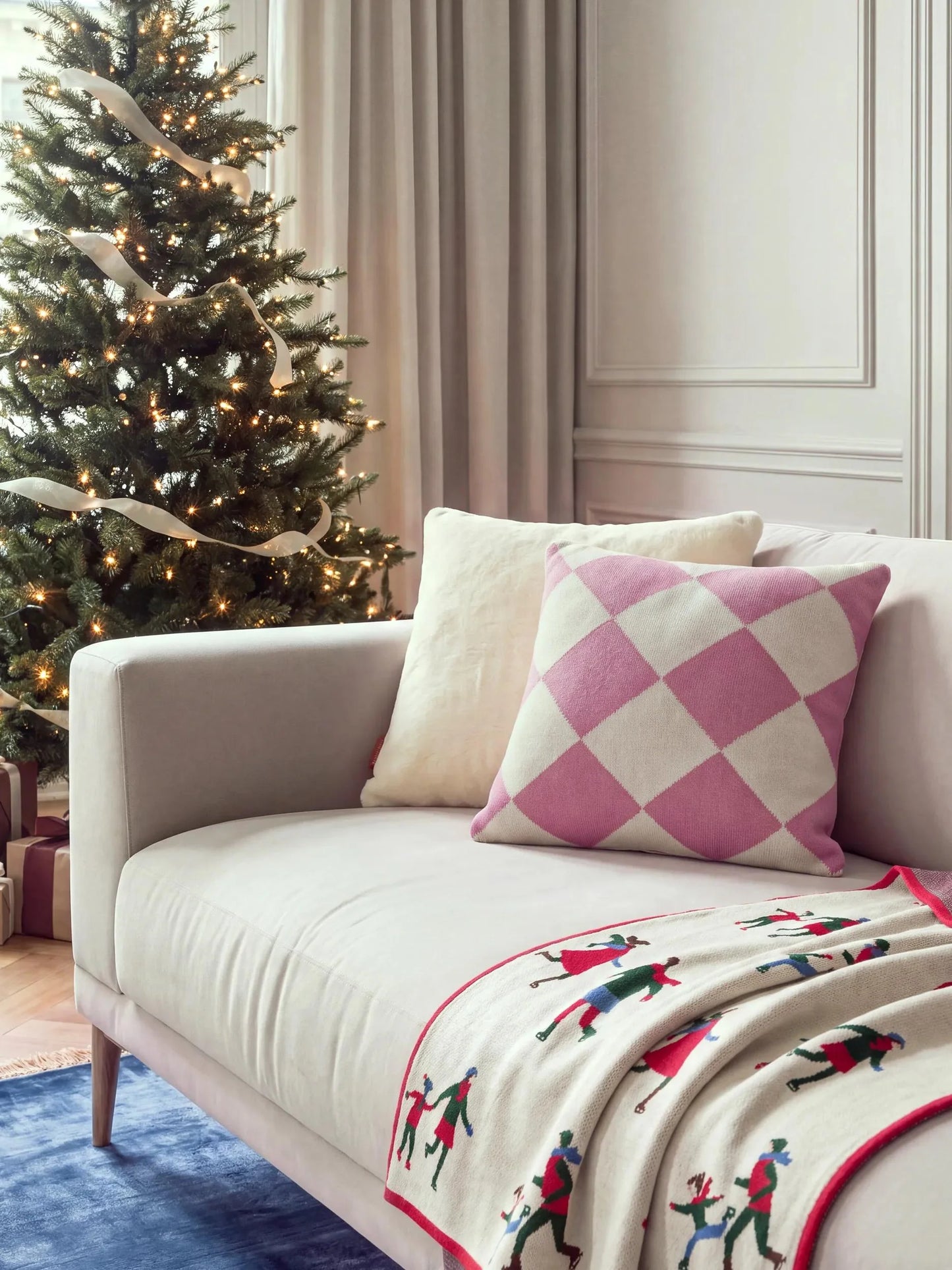 Christmas Pernă Ally Pink