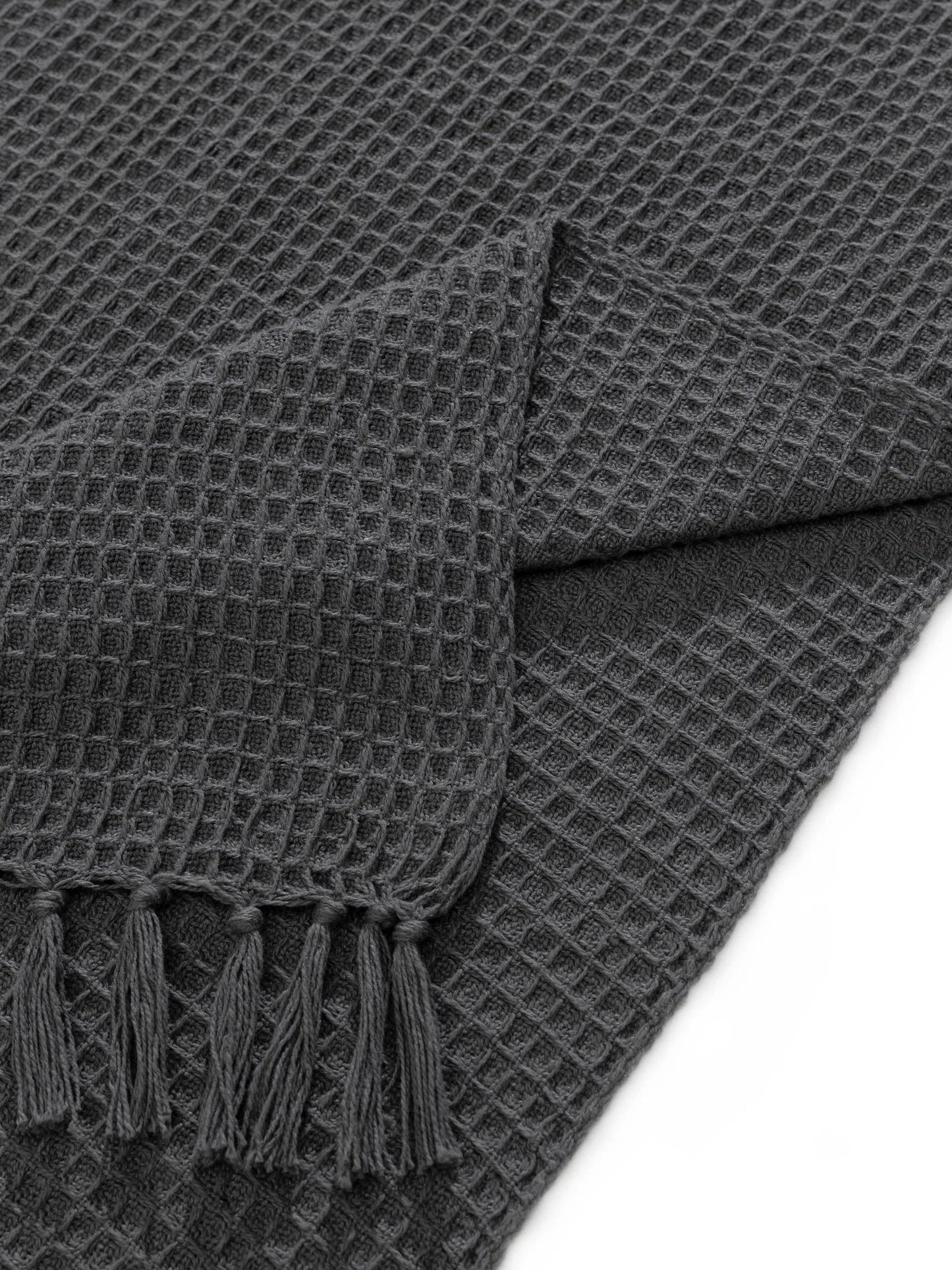 Cotton Pătură Amalia Dark Grey