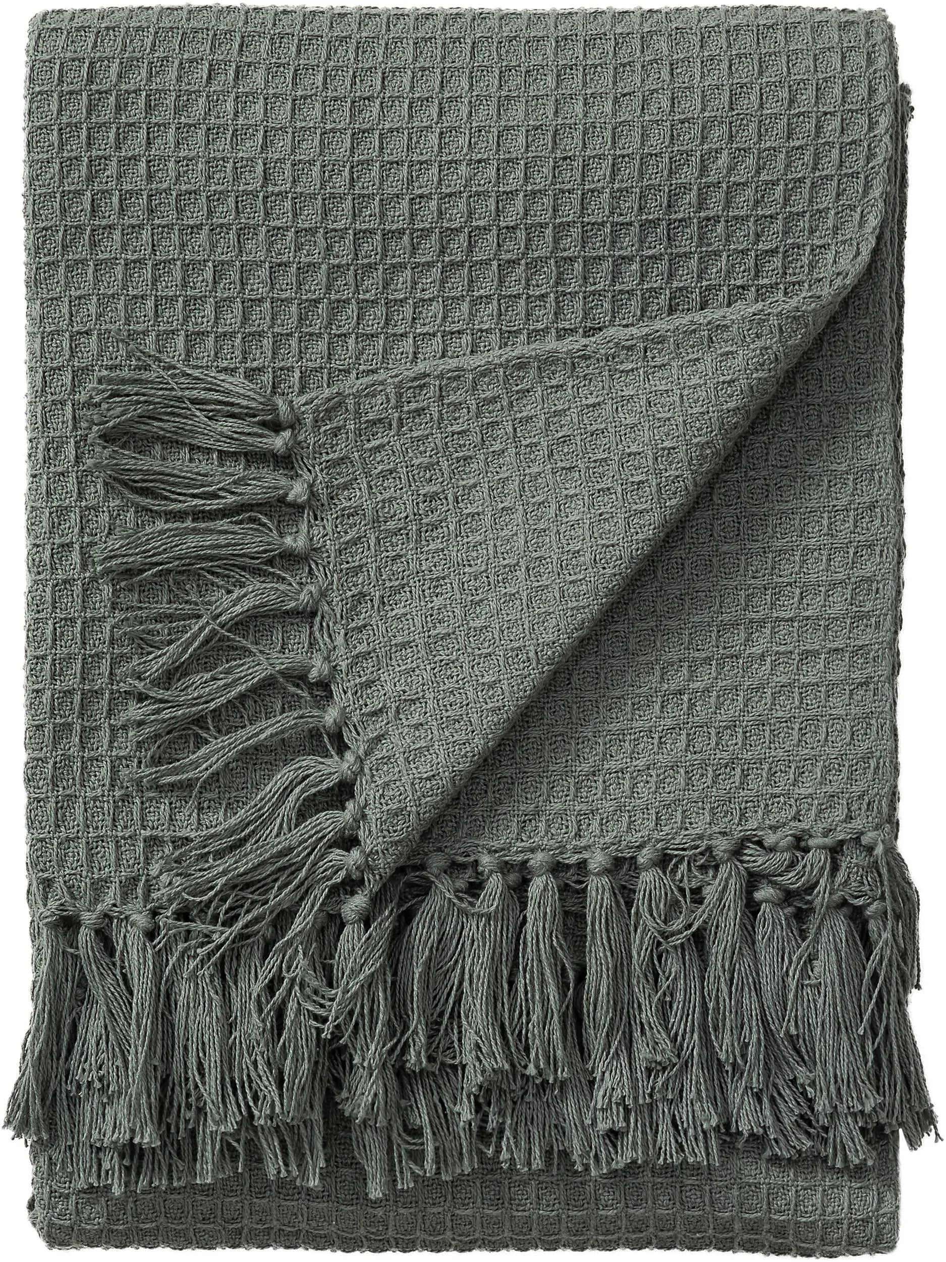 Cotton Pătură Amalia Light Green