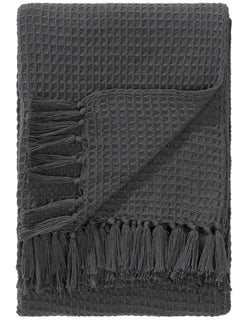 Cotton Pătură Amalia Dark Grey