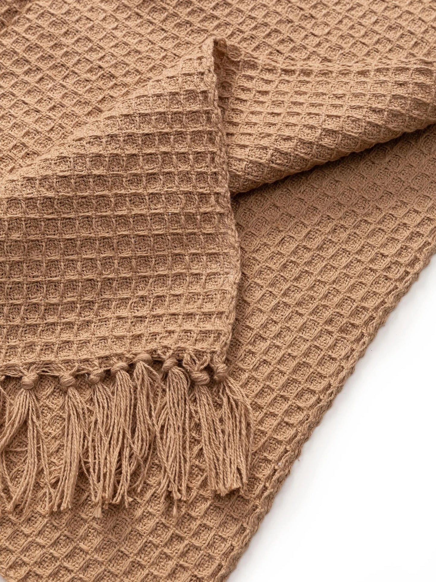 Cotton Pătură Amalia Light Brown