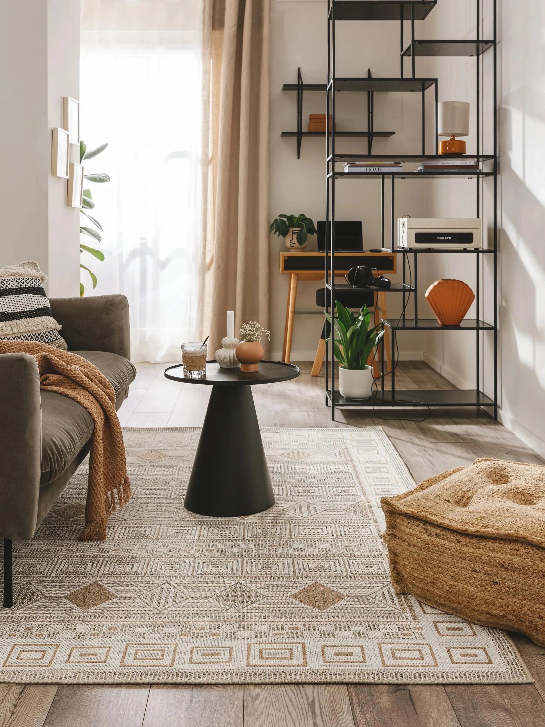 Covor interior/exterior Andora Cream/Beige