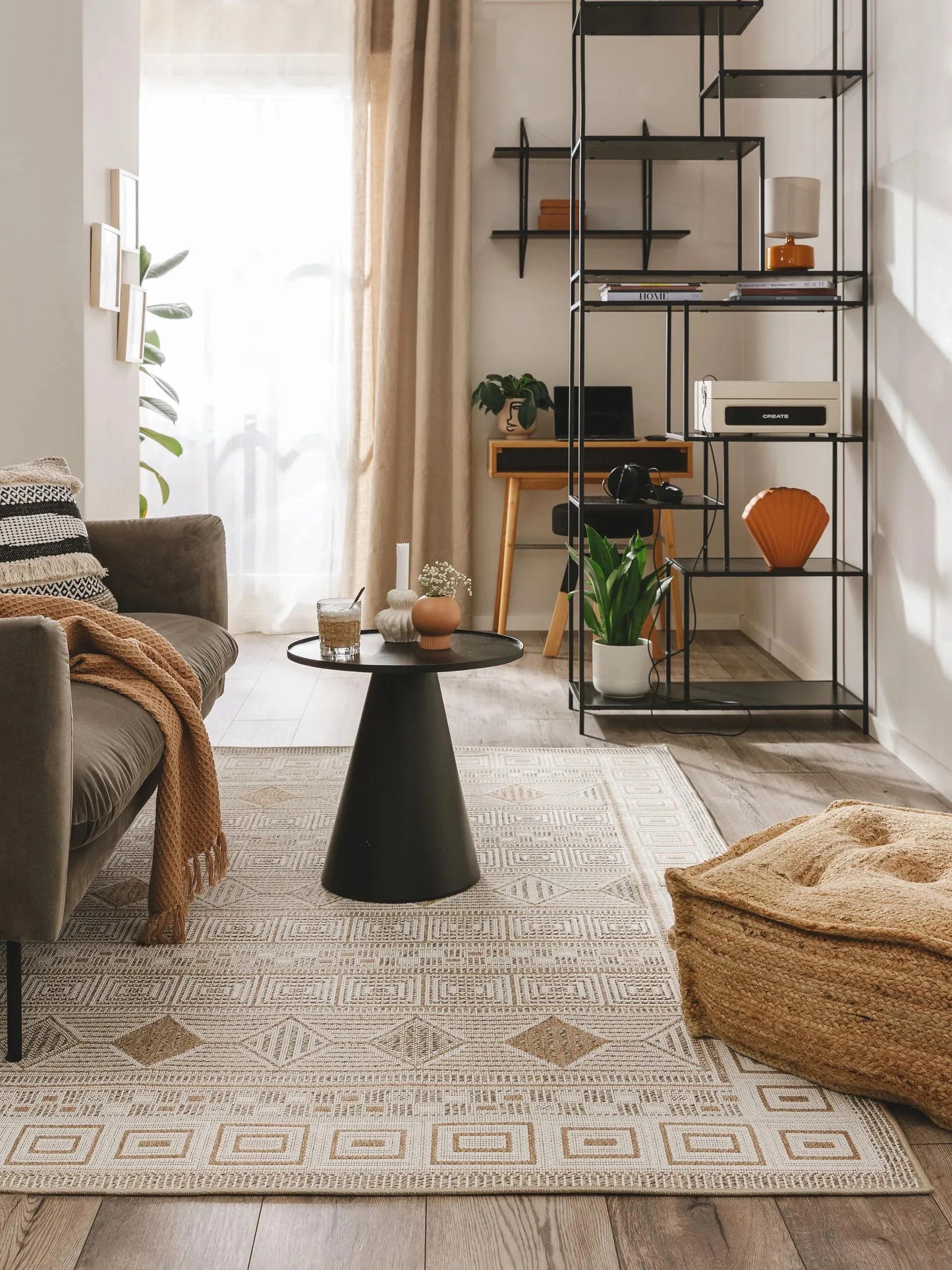 Covor interior/exterior Andora Cream/Beige