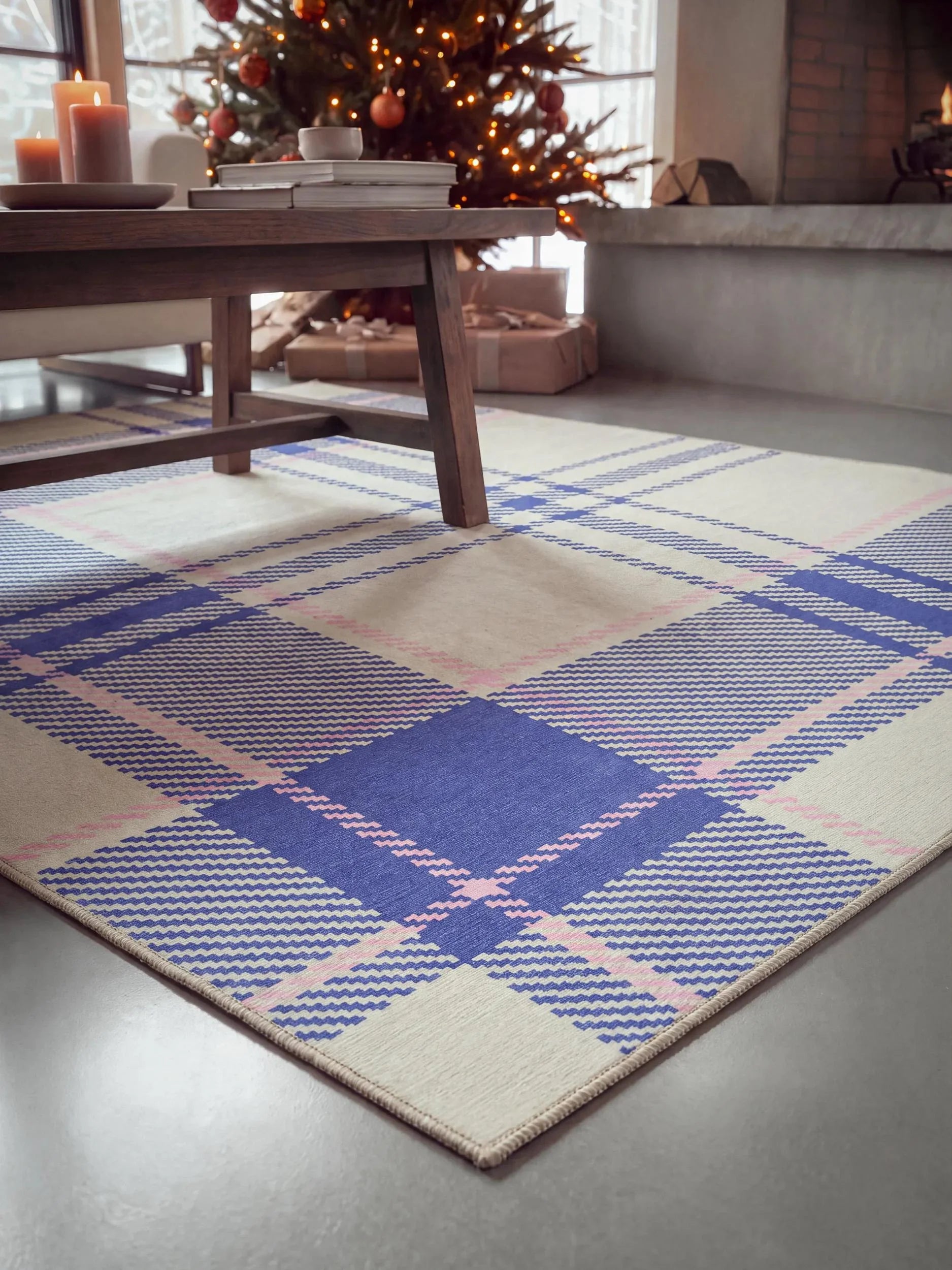 Covor lavabil Angus Blue