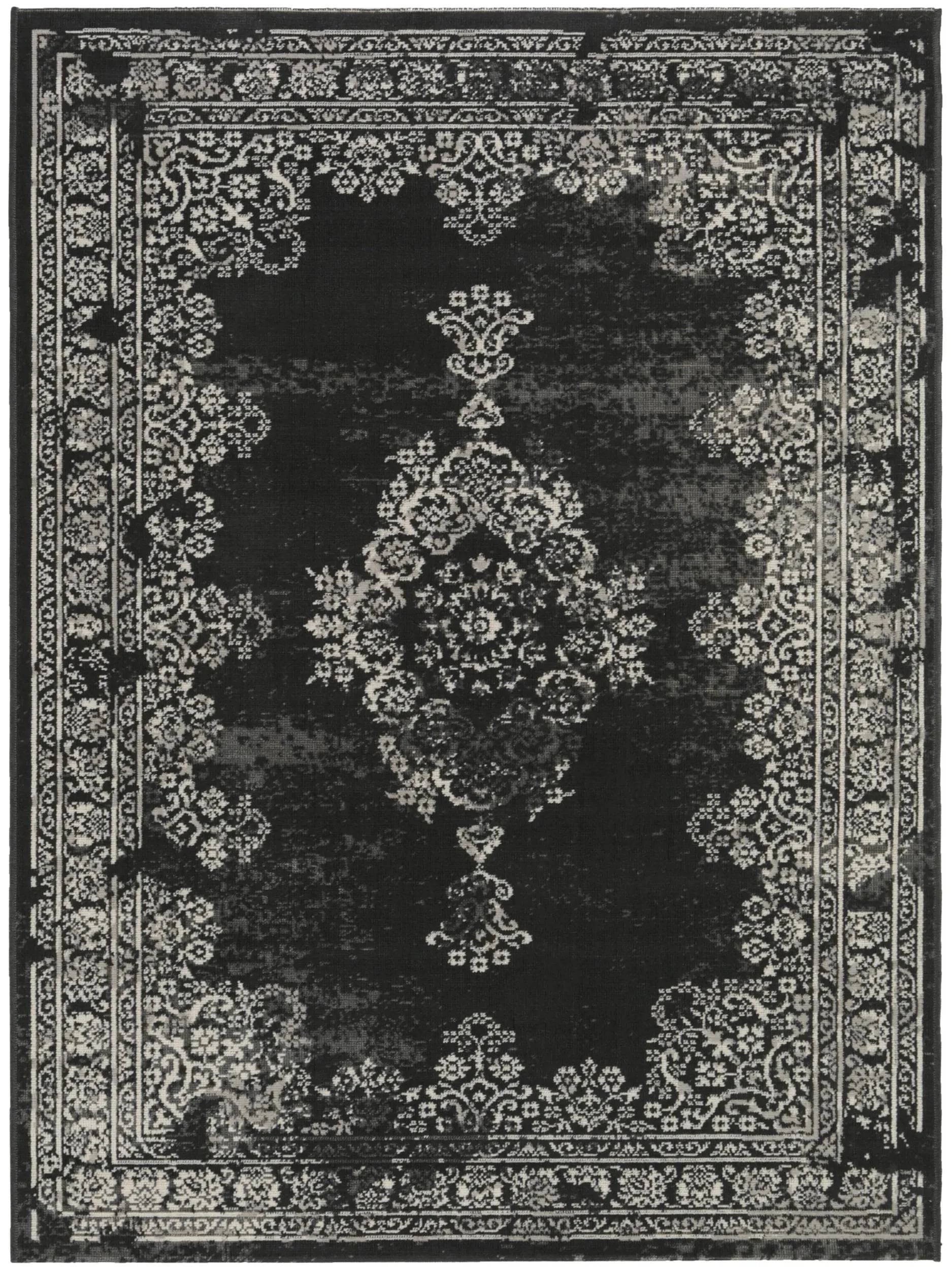Covor interior/exterior Antique Black/White 