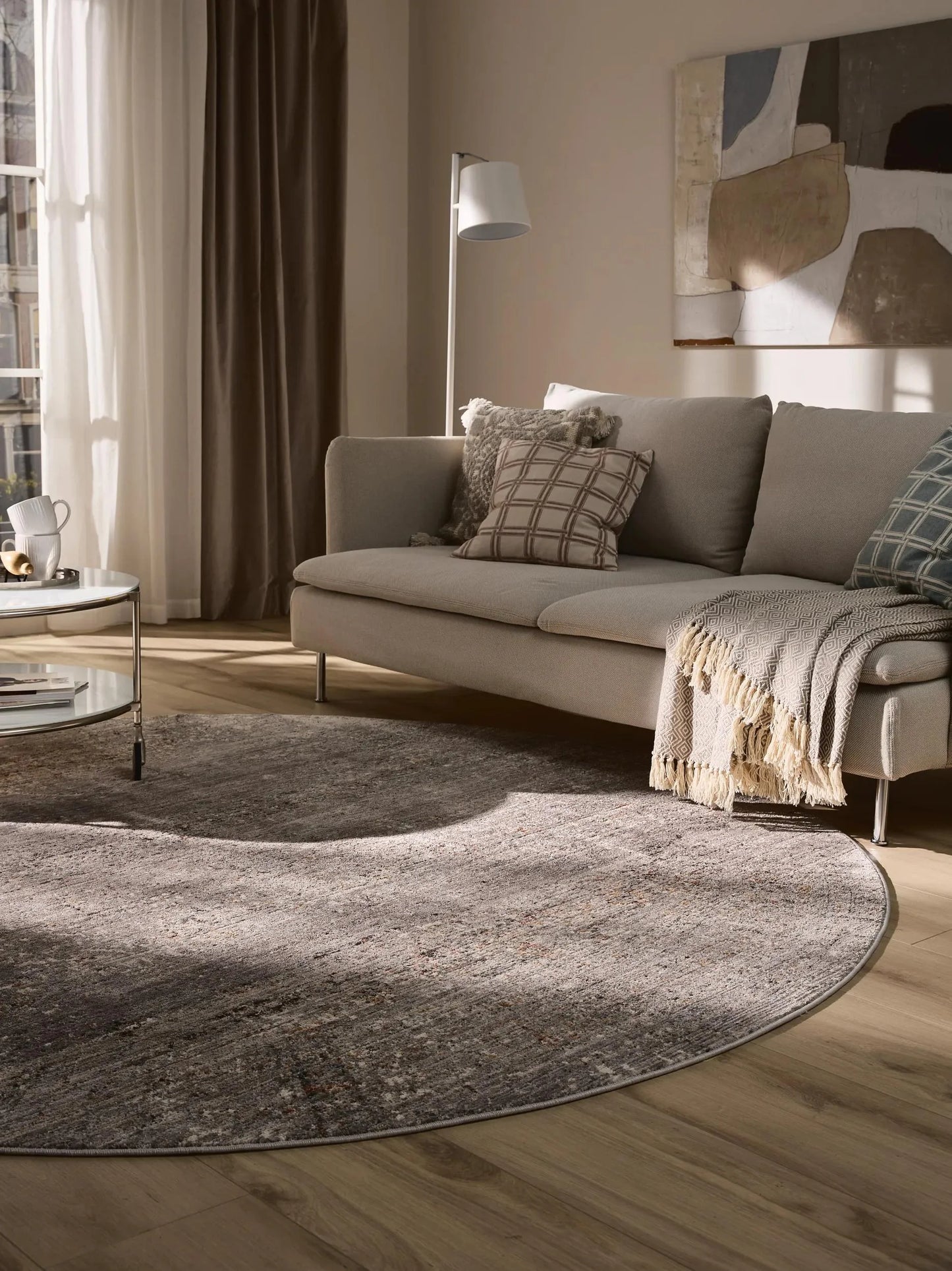 Covor Anwar Grey/Beige 