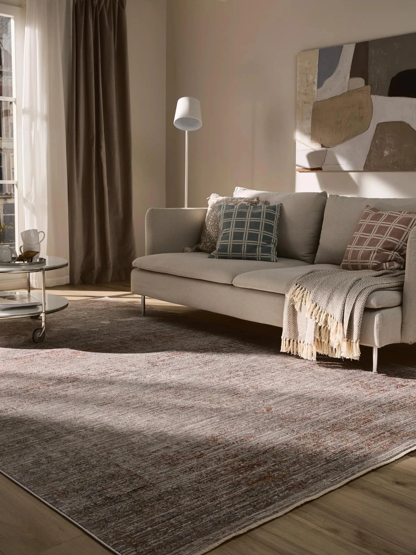 Covor Anwar Grey/Beige 