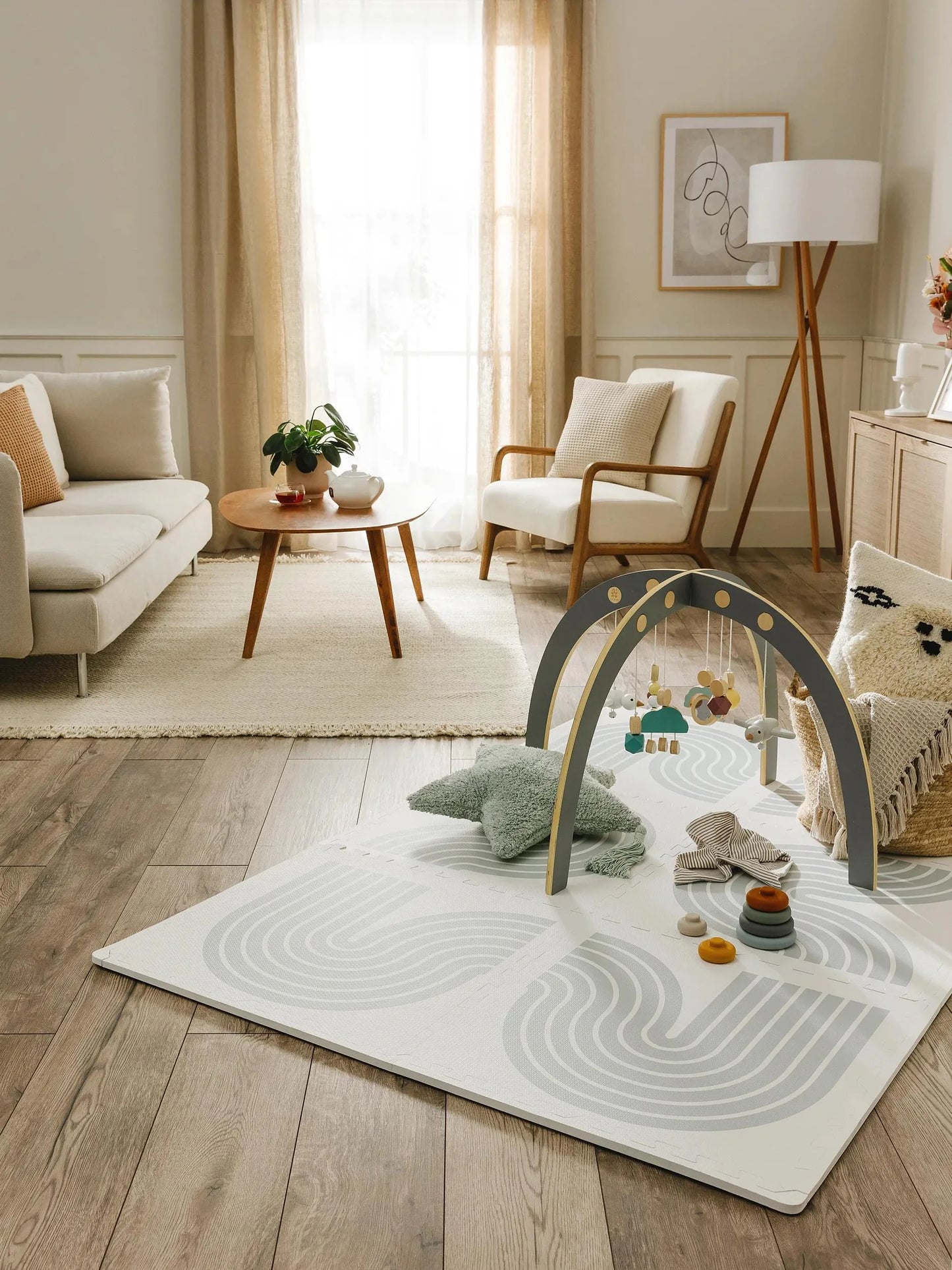 Playmat Archie Cream/Grey