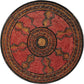 Covor rotund interior/exterior Artis Red 
