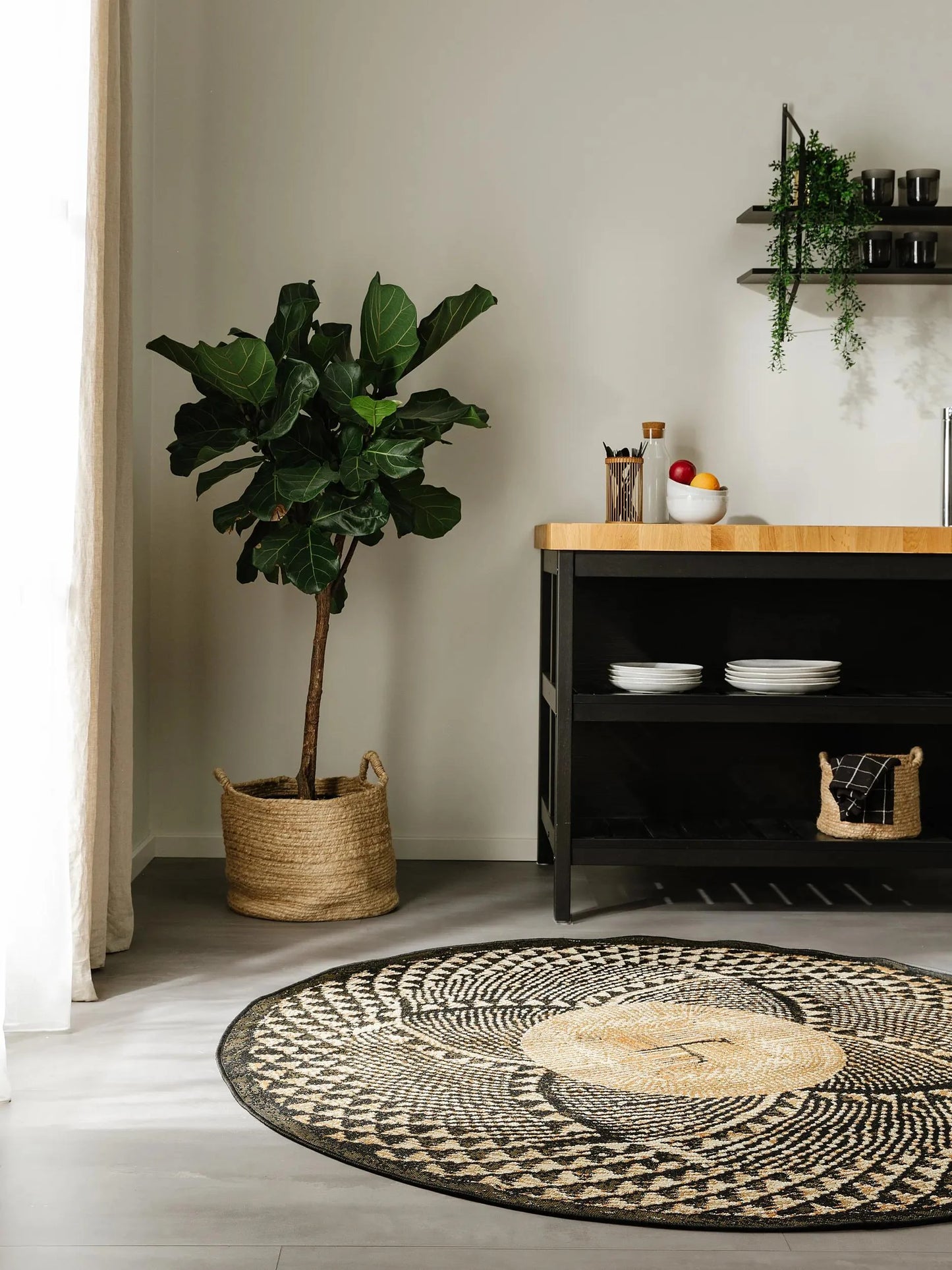 Covor interior/exterior Artis Black