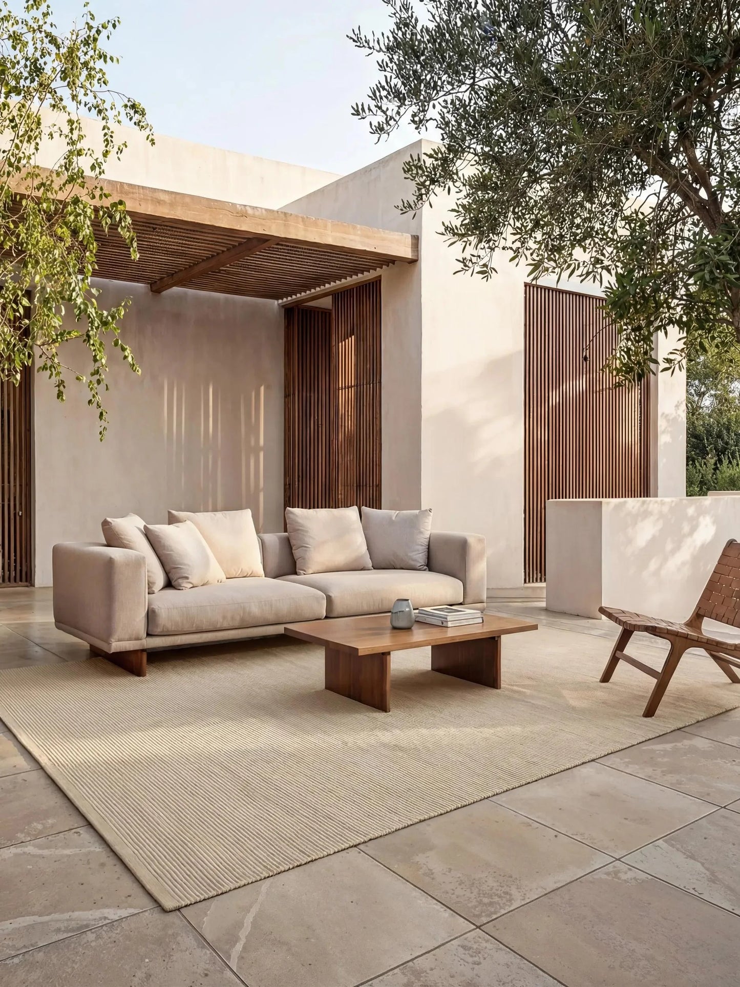 Covor interior/exterior Arvea Cream