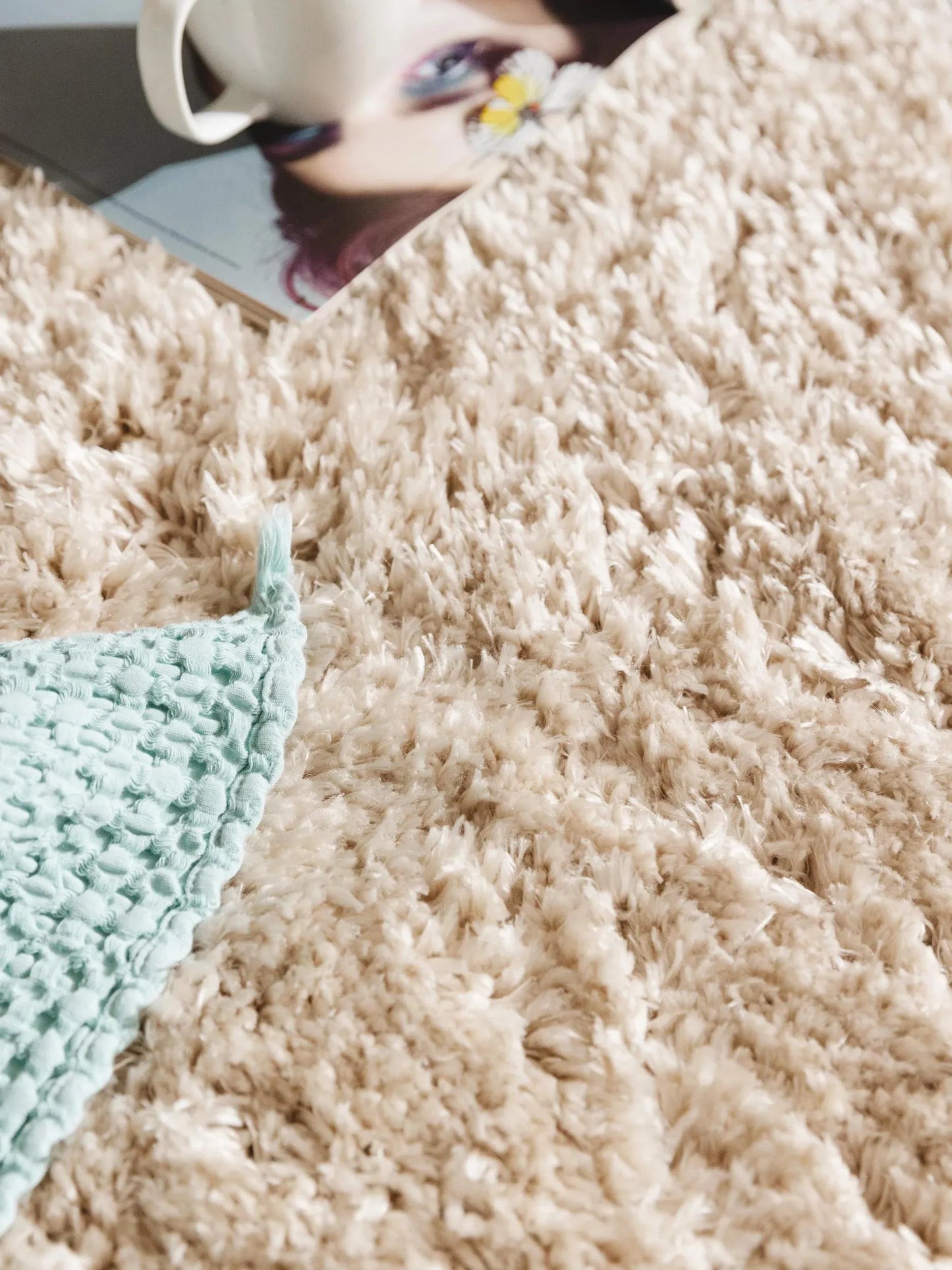Covor Shaggy Ava Beige 