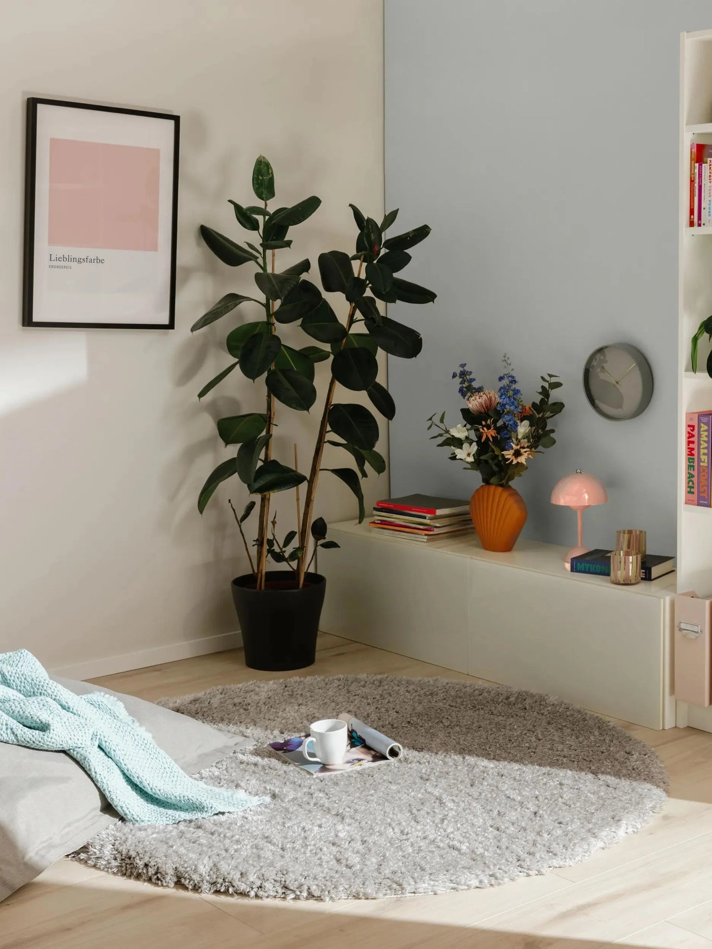 Covor Shaggy Ava Grey 
