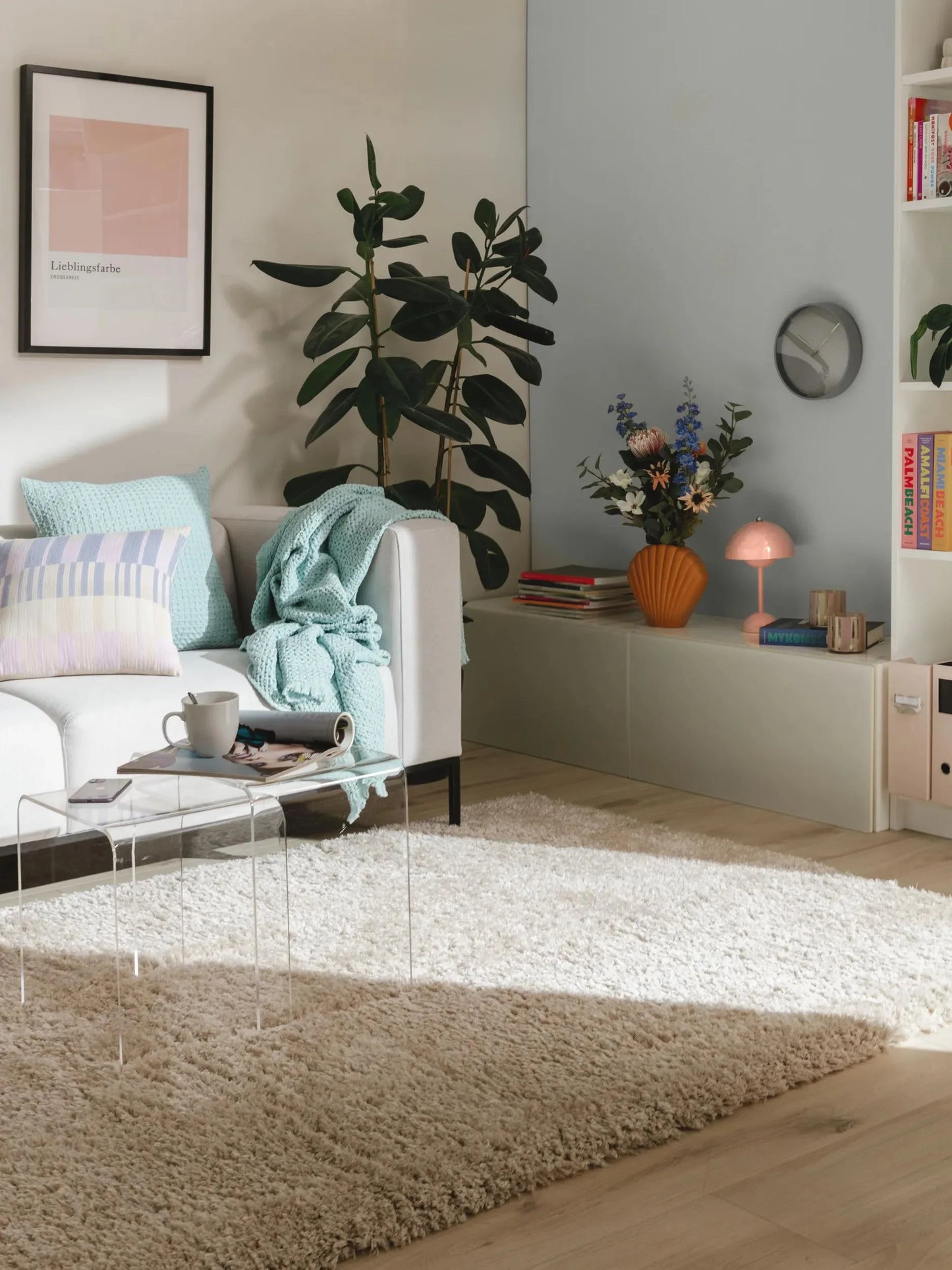 Covor Shaggy Ava Beige 
