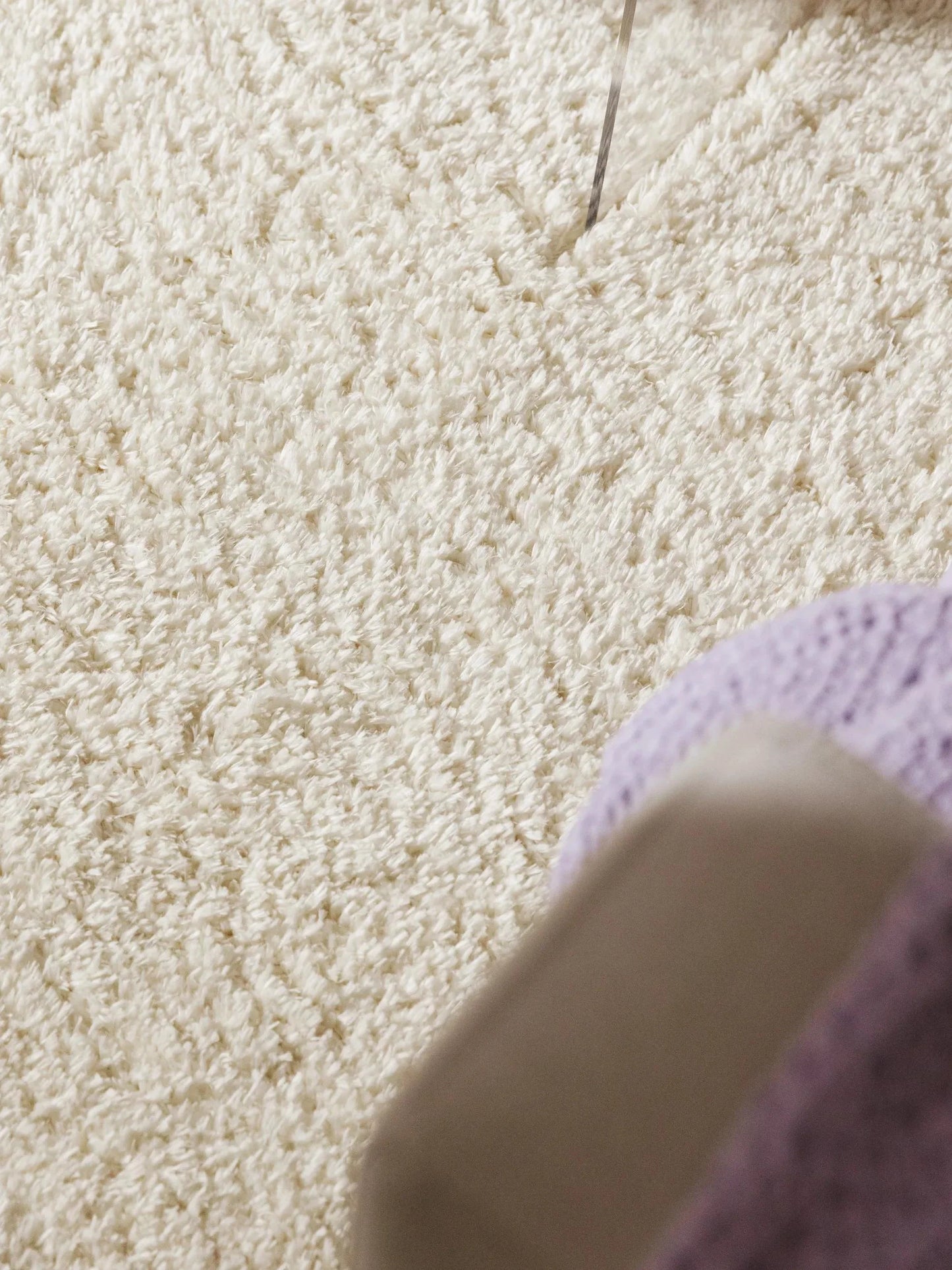 Covor Shaggy Ava Cream