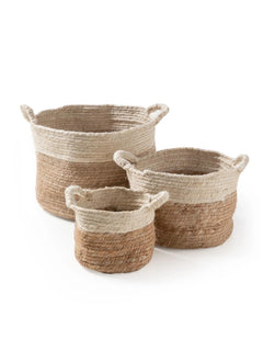 Coș Set (3 Pcs.) Aylin Cream/Beige