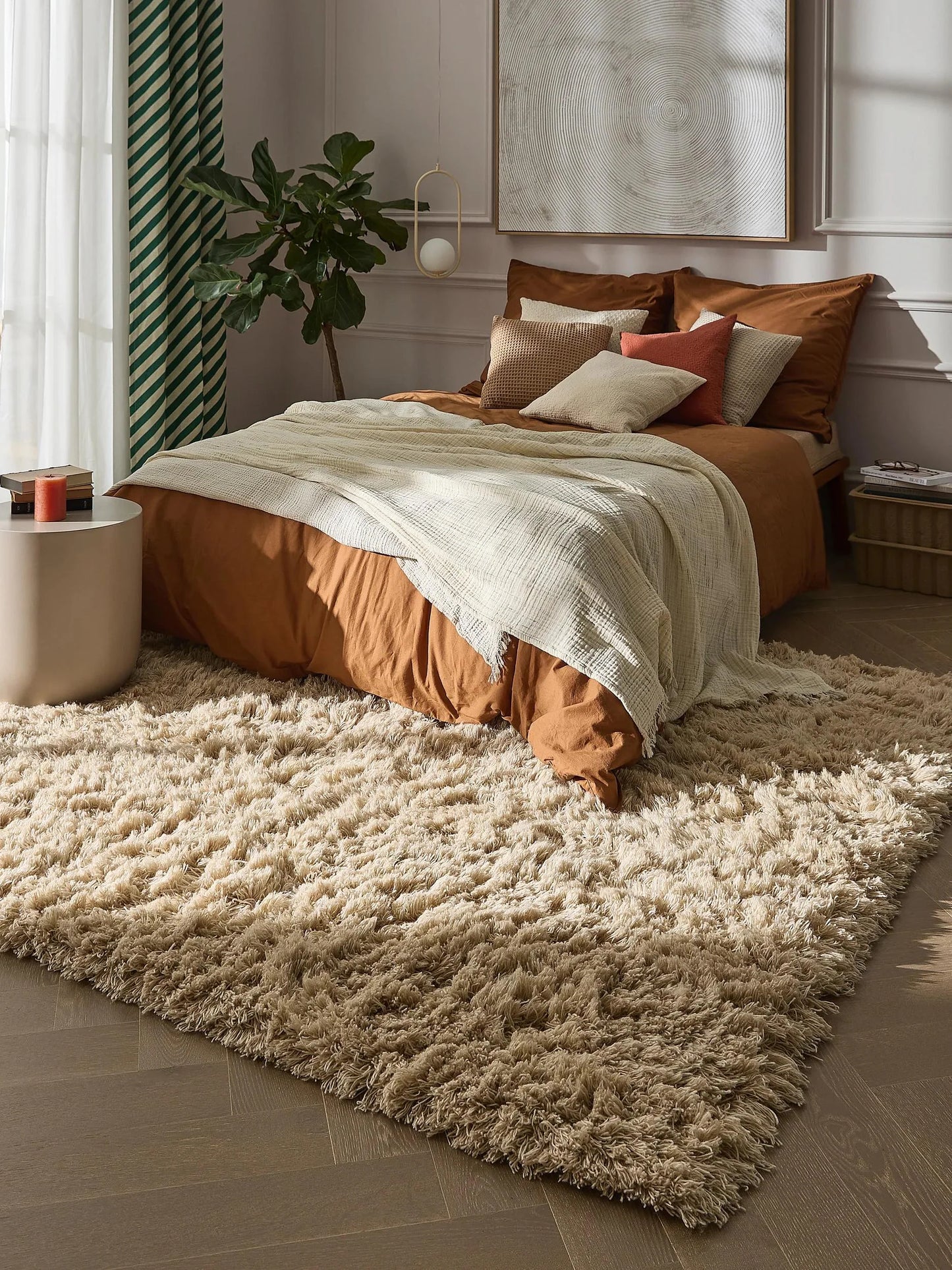 Covor de lână Baadal Beige