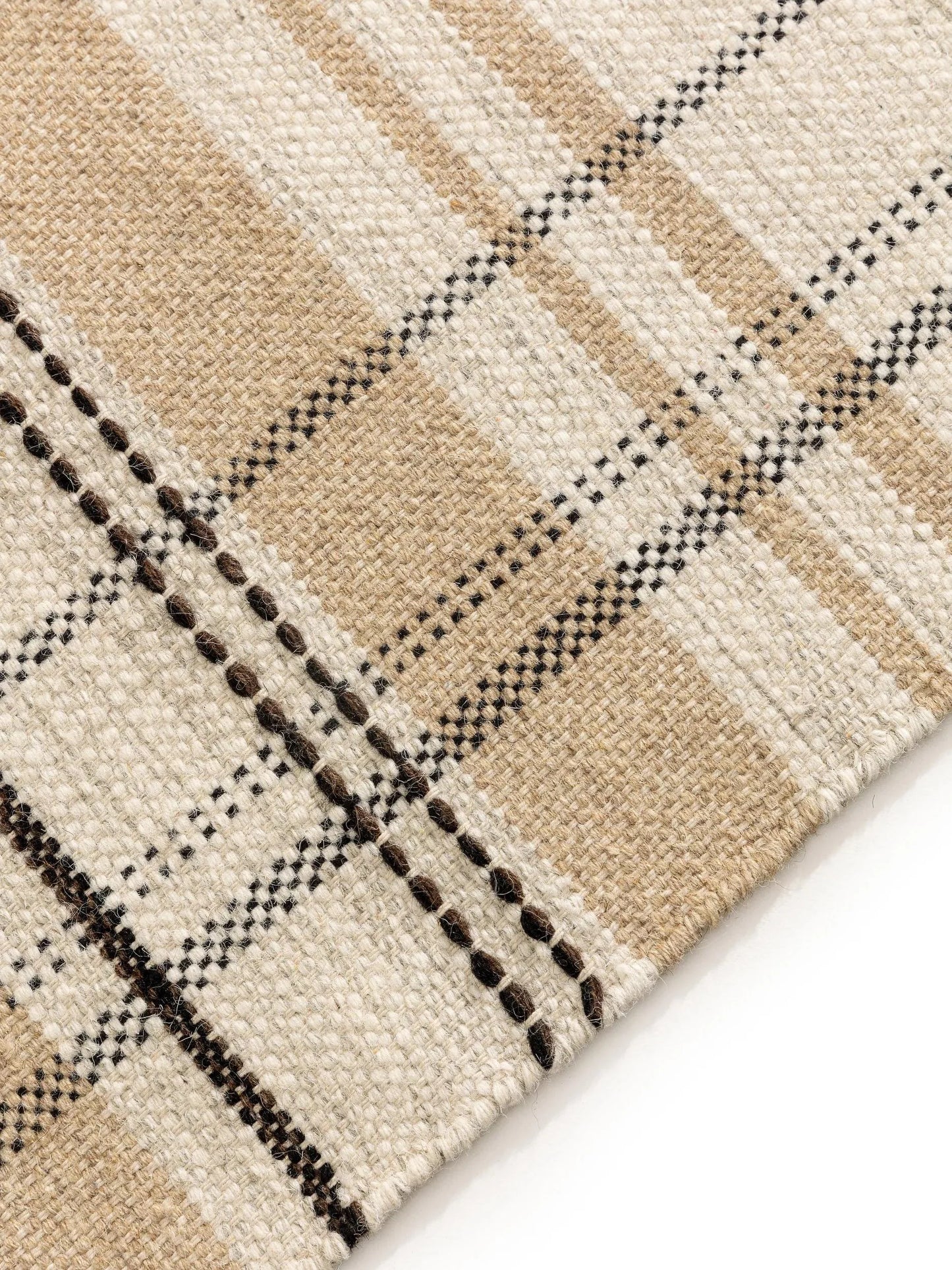 Traversă din lână Bahati Beige
