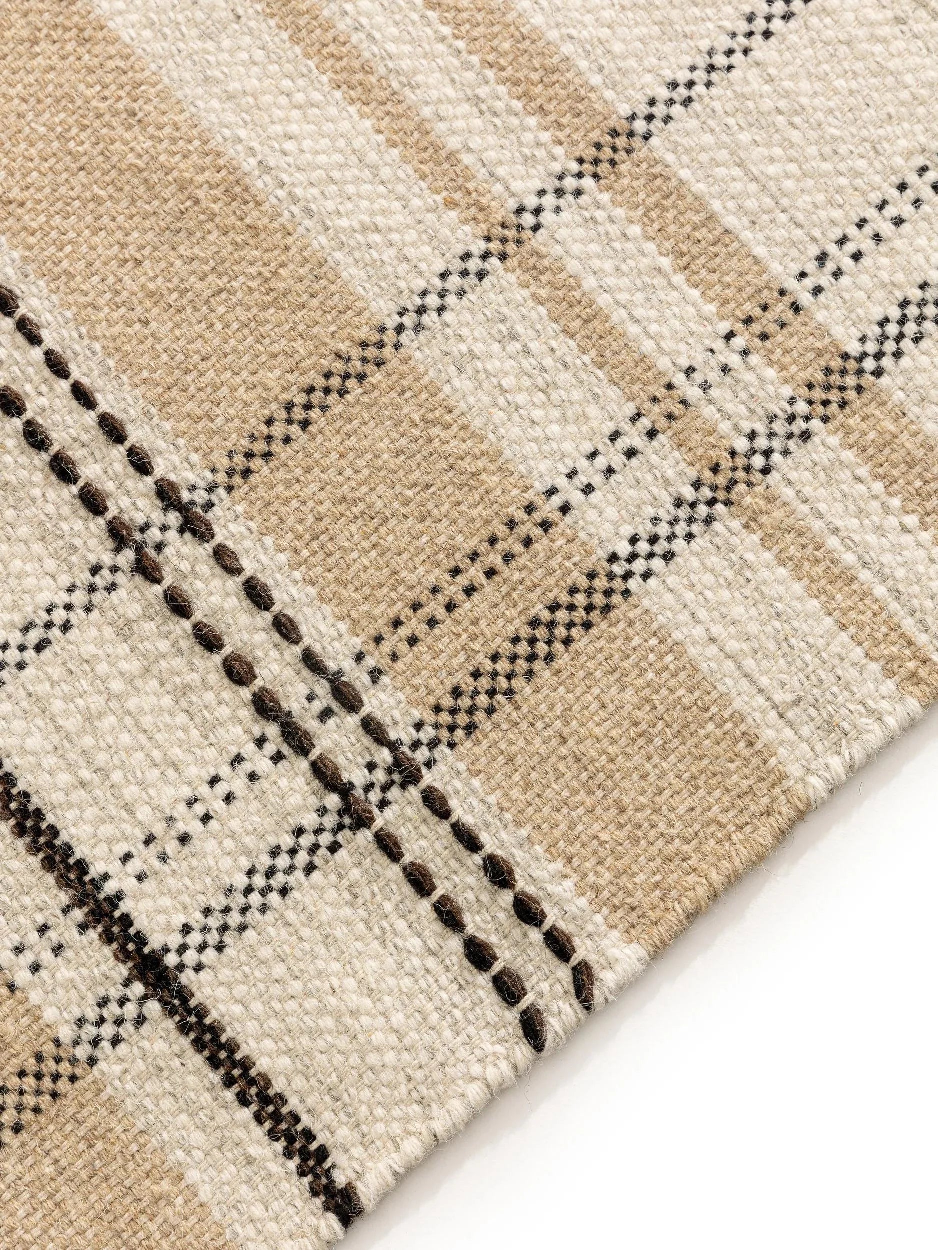 Traversă din lână Bahati Beige