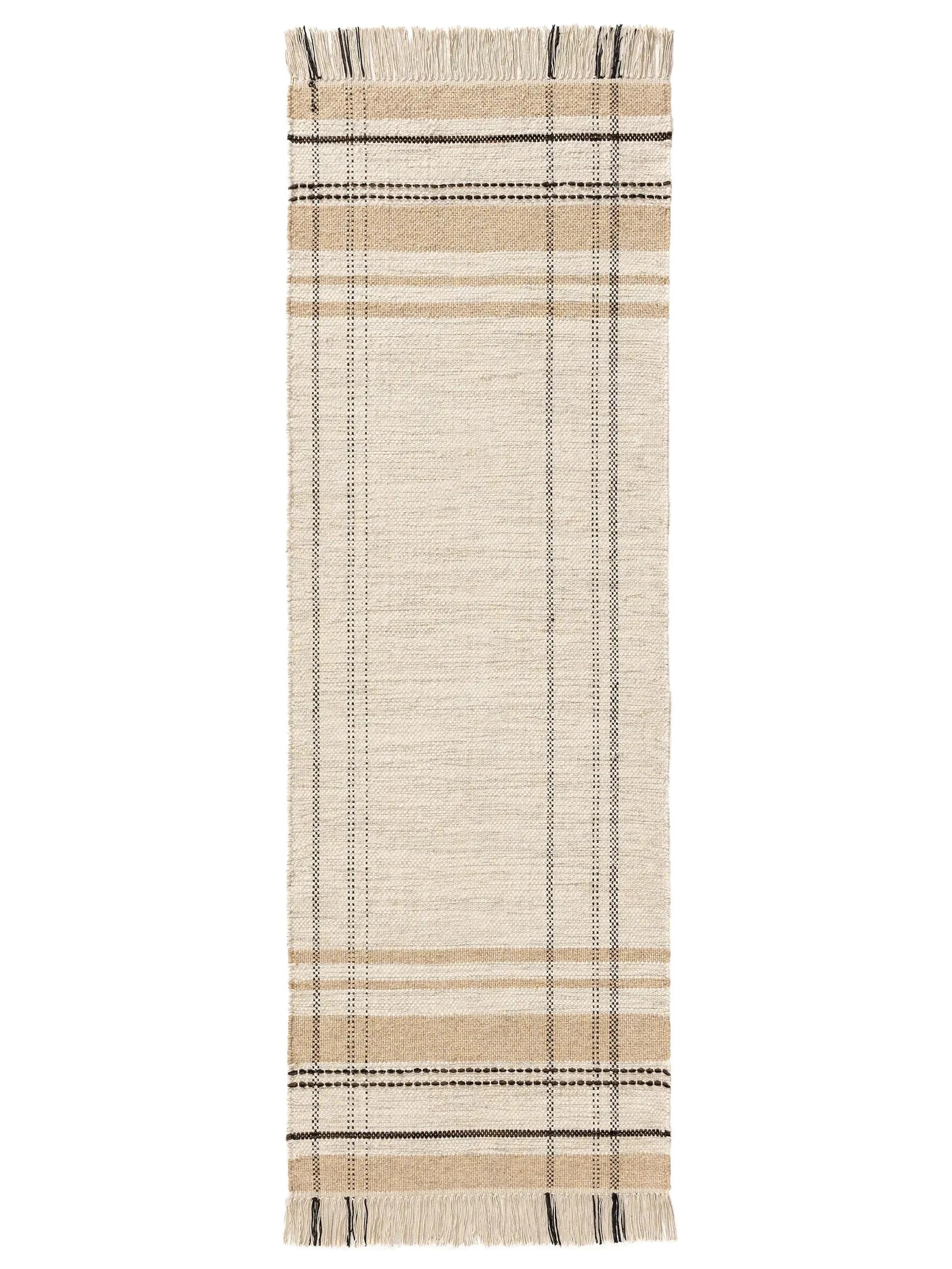 Traversă din lână Bahati Beige