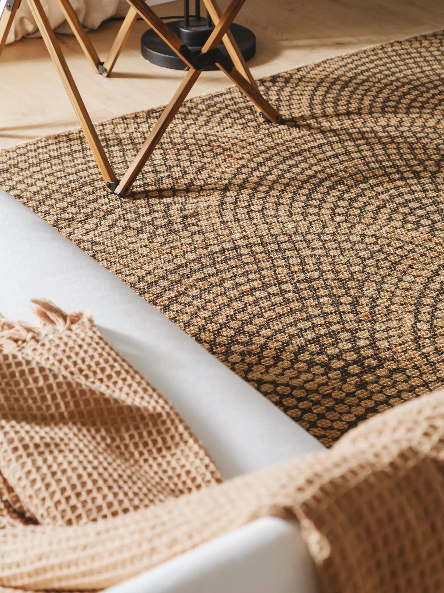 Covor iută Baru Beige/Brown 