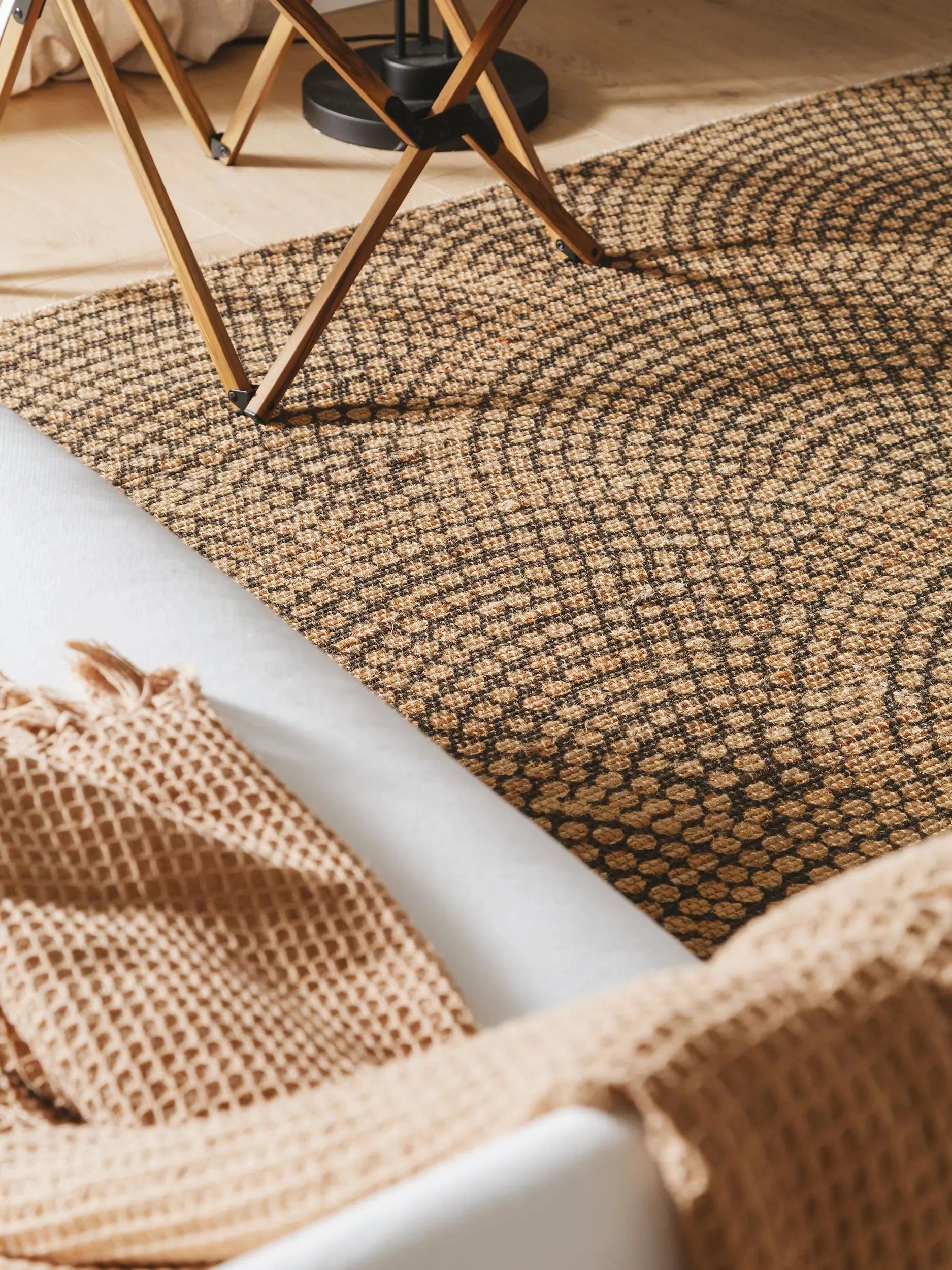 Covor iută Baru Beige/Brown 