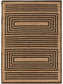 Covor iută Baru Beige/Brown 