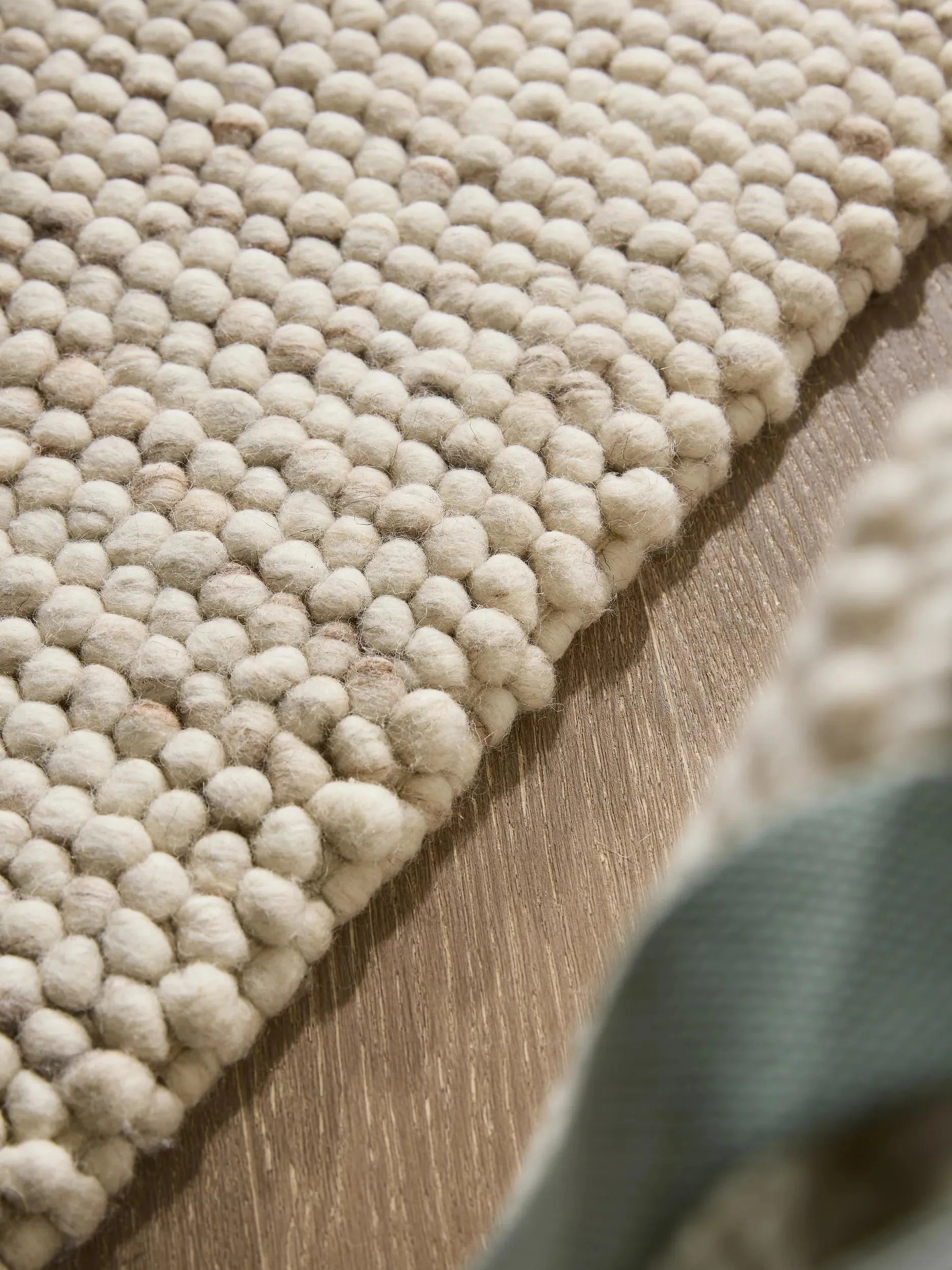 Traversă din lână Beads Beige 