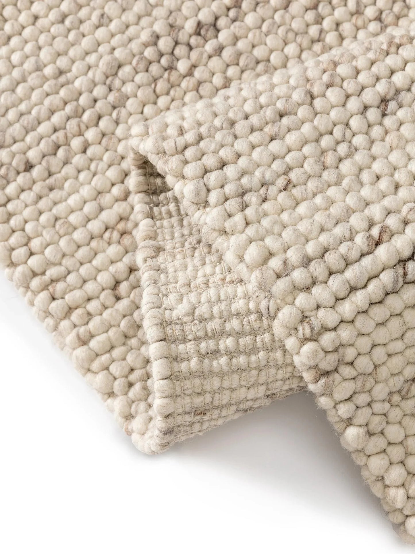 Traversă din lână Beads Beige 