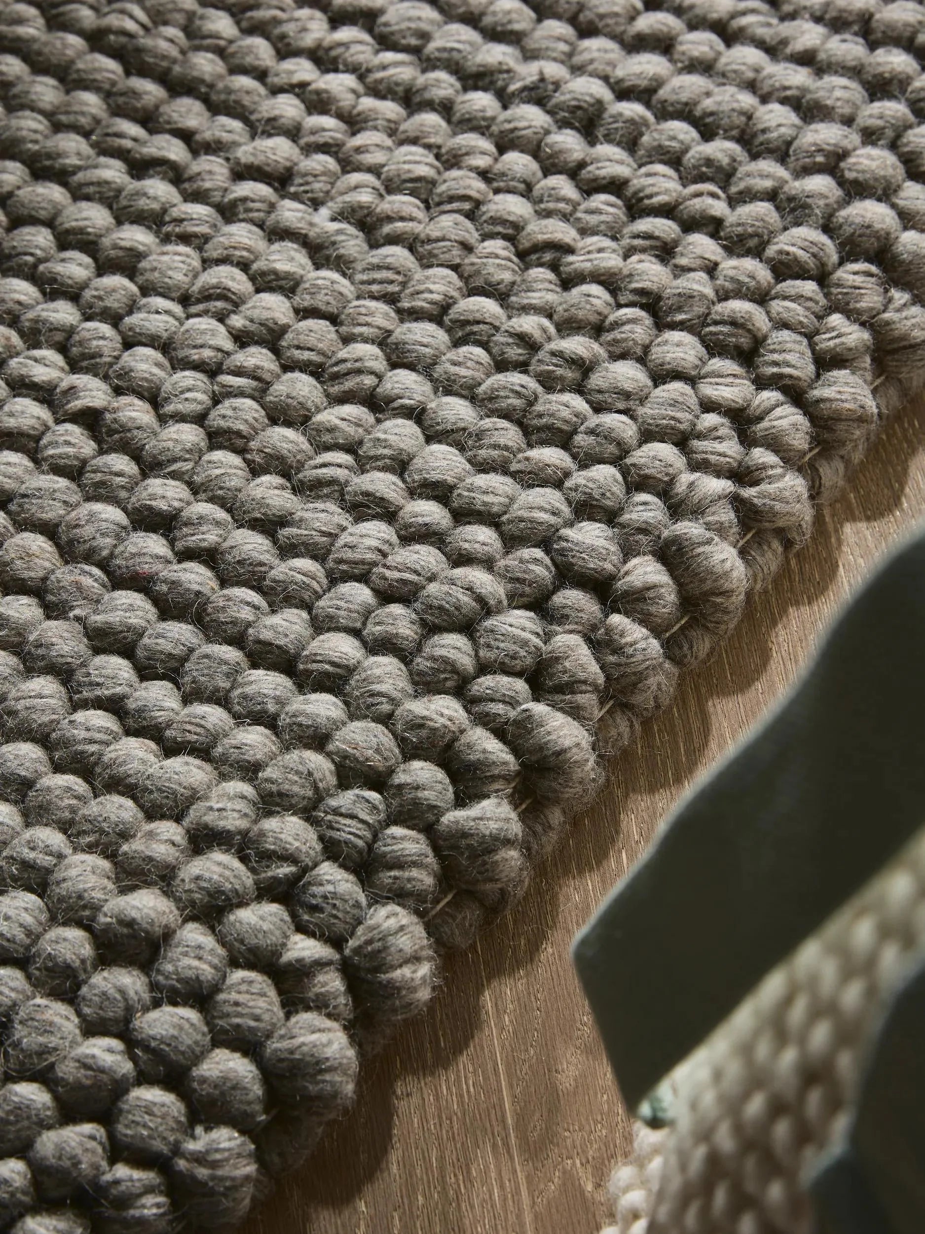 Traversă din lână Beads Grey 