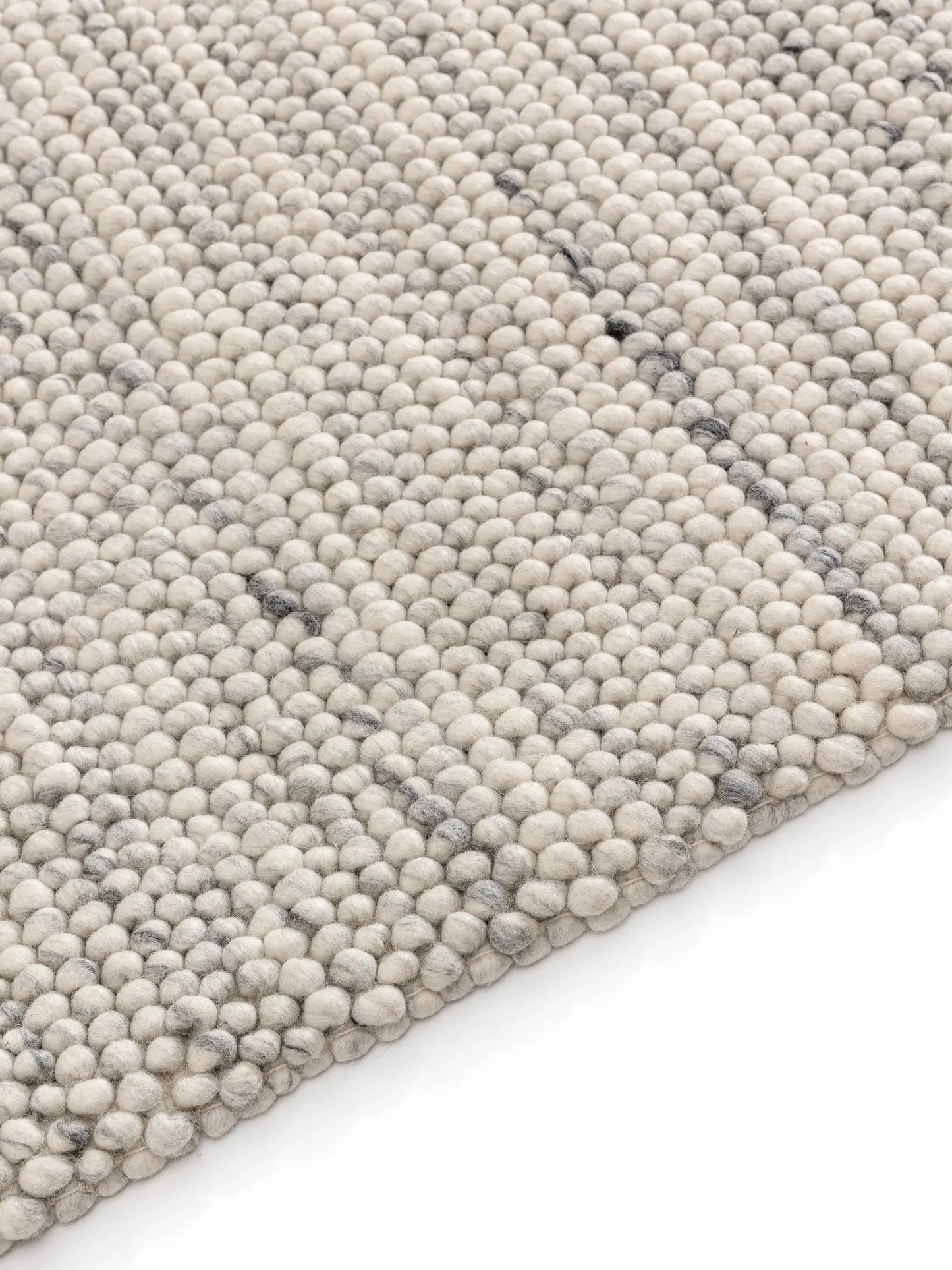 Covor de lână Beads Light Grey 