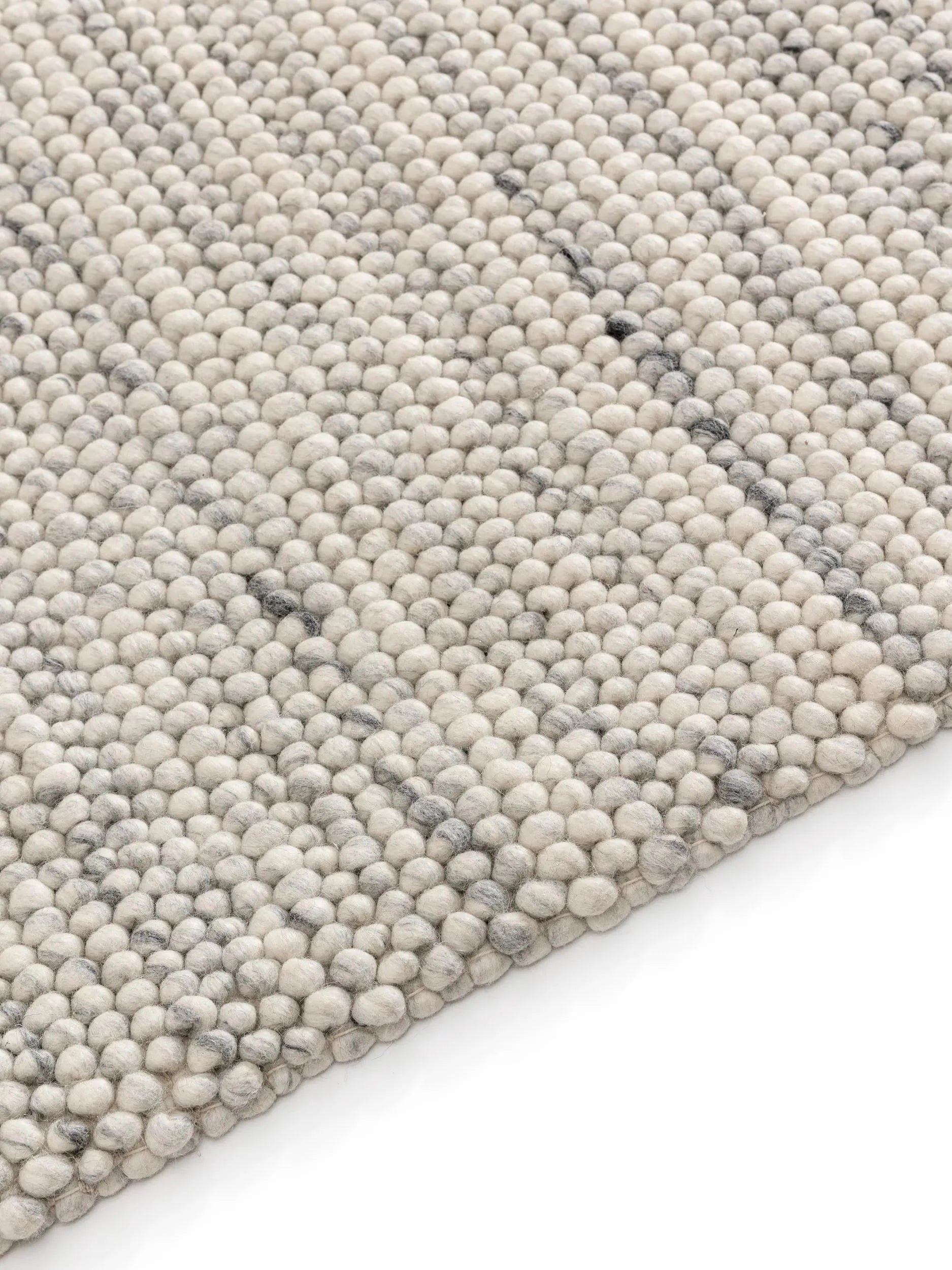 Covor de lână Beads Light Grey 