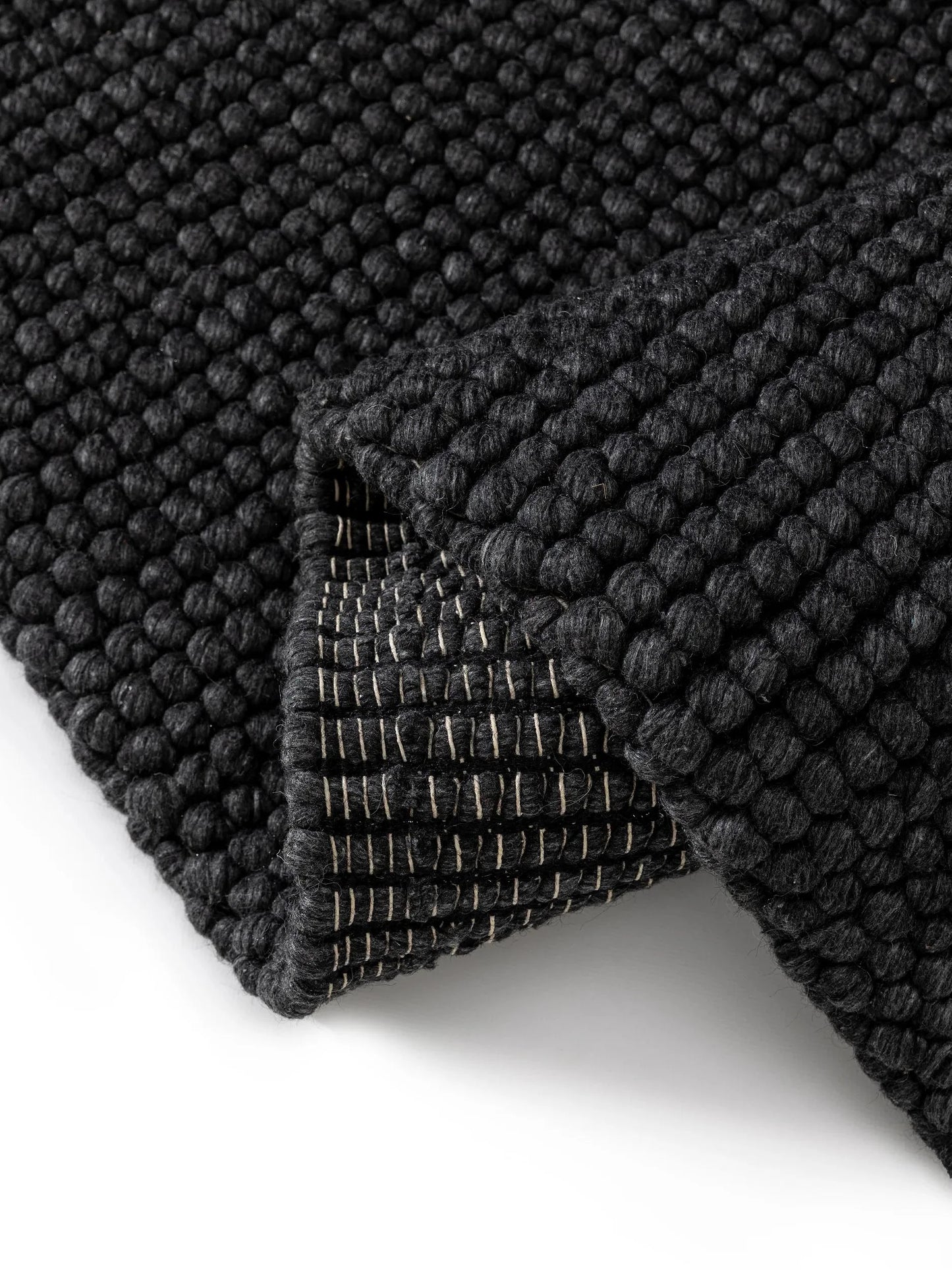 Traversă din lână Beads Charcoal