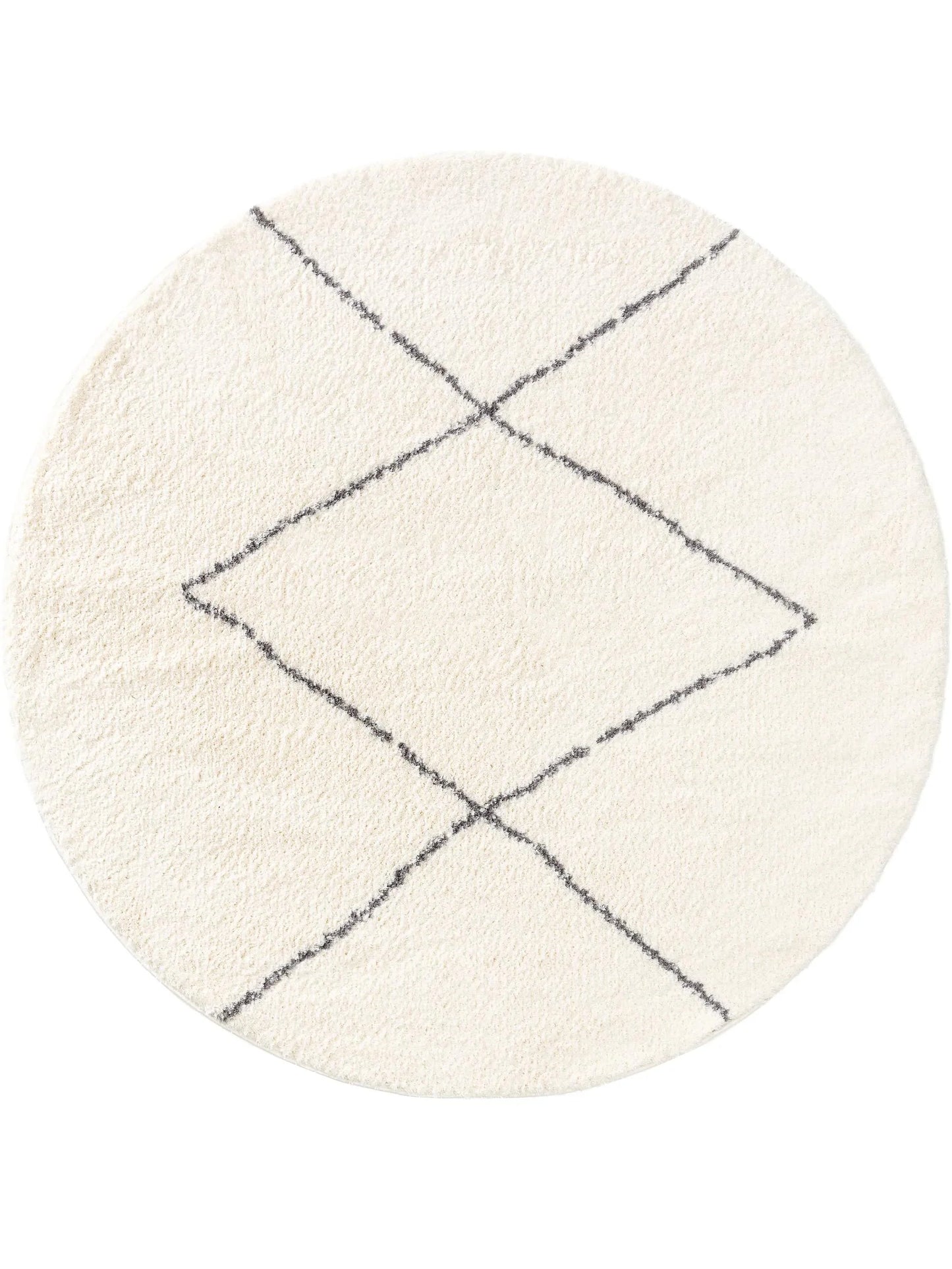 Shaggy Covor rotund Benno Cream