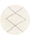 Shaggy Covor rotund Benno Cream