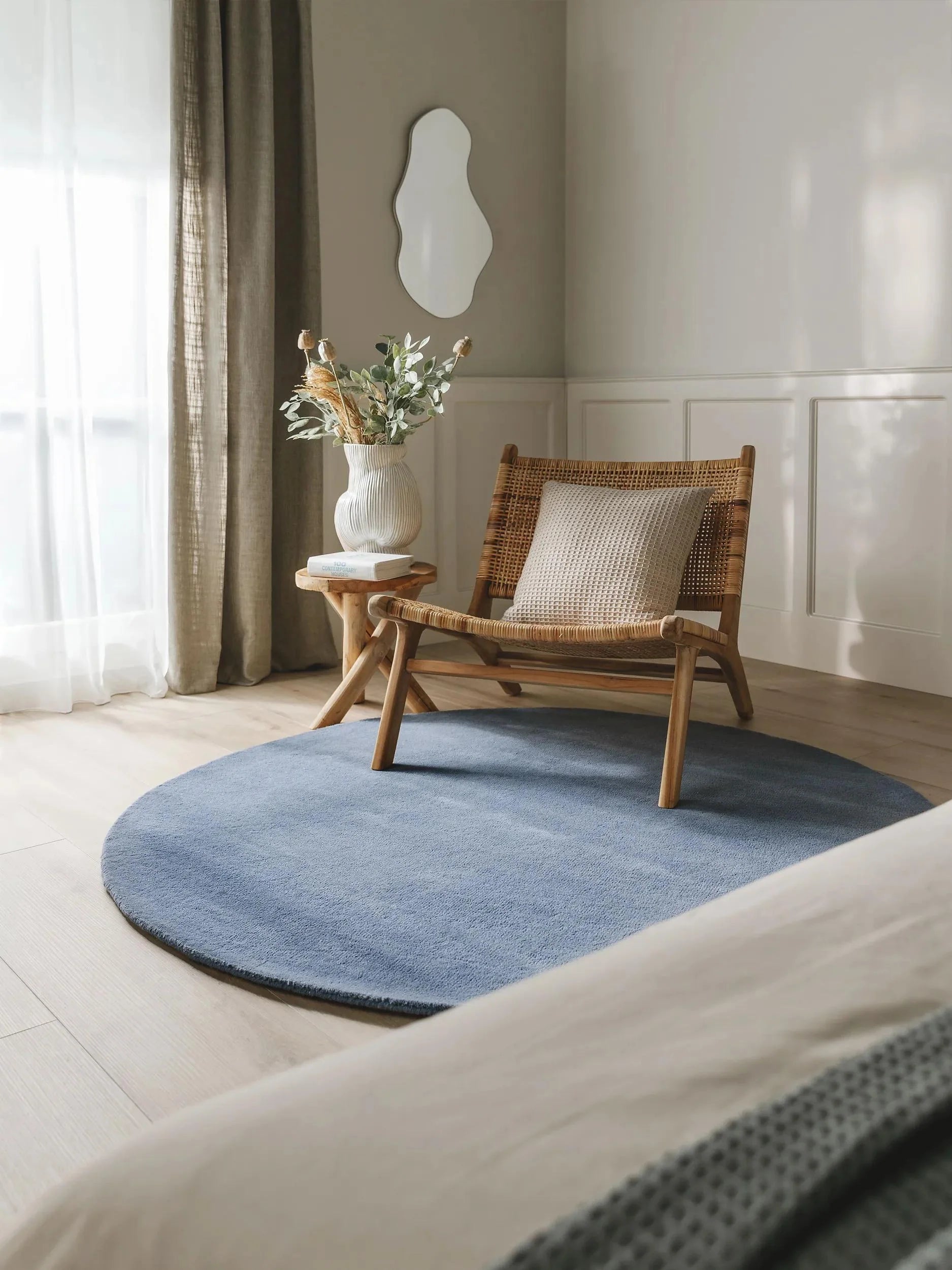 Covor rotund Covor Bent Blue 