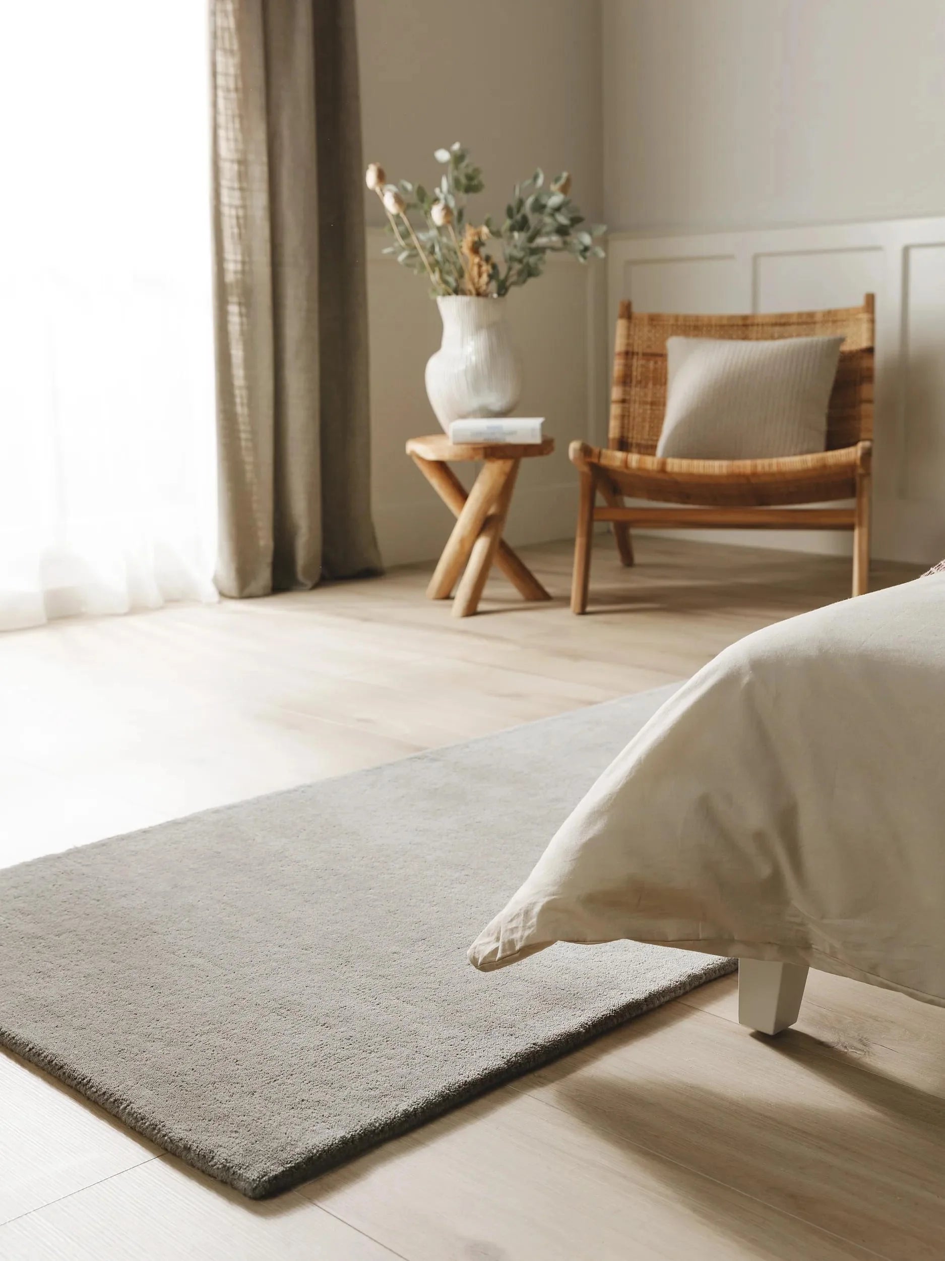 Traversă din lână Bent Grey 