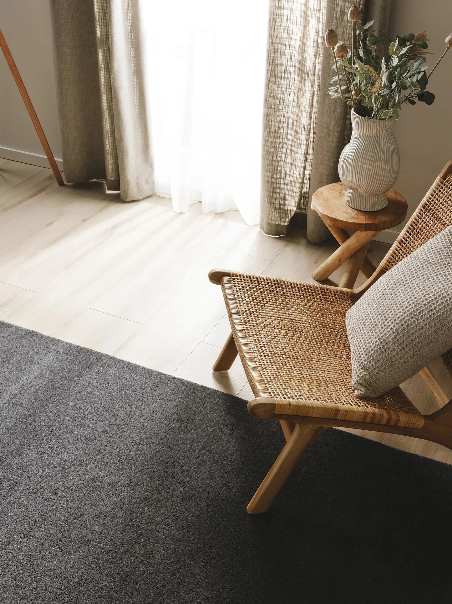 Covor de lână Bent Charcoal 