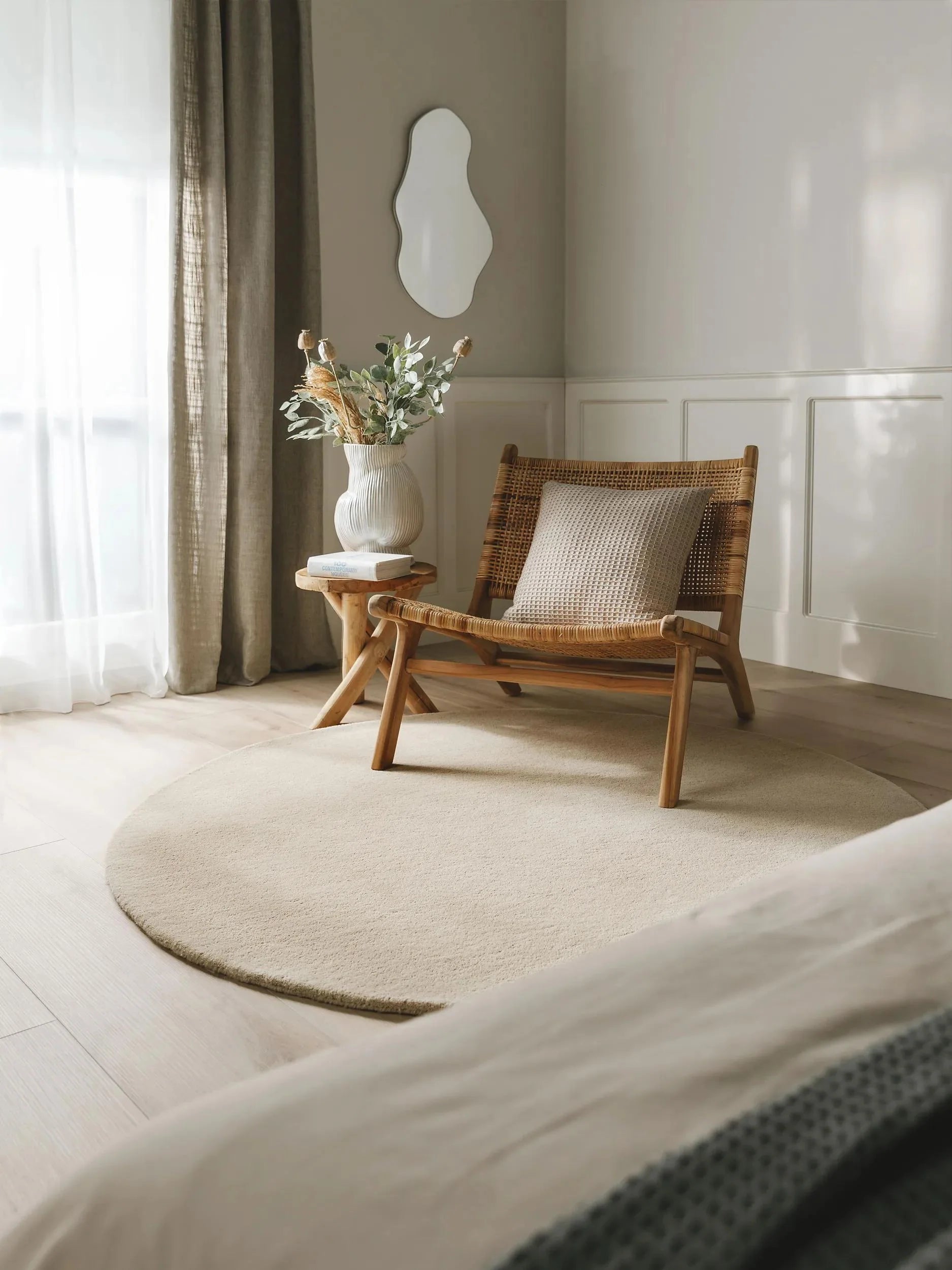 Covor de lână Bent Cream 