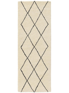 Traversă din lână Berber Cream