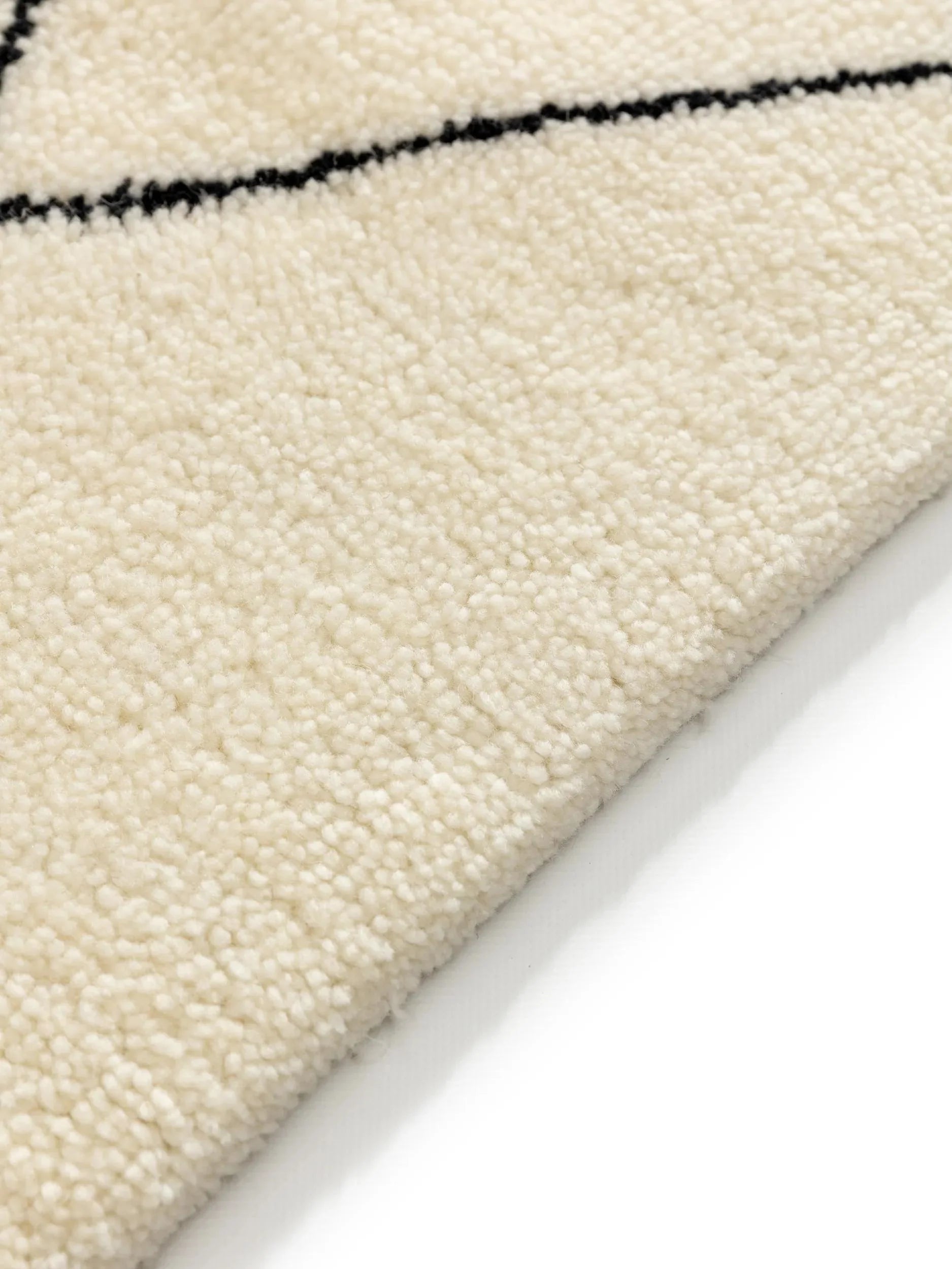 Traversă din lână Berber Cream