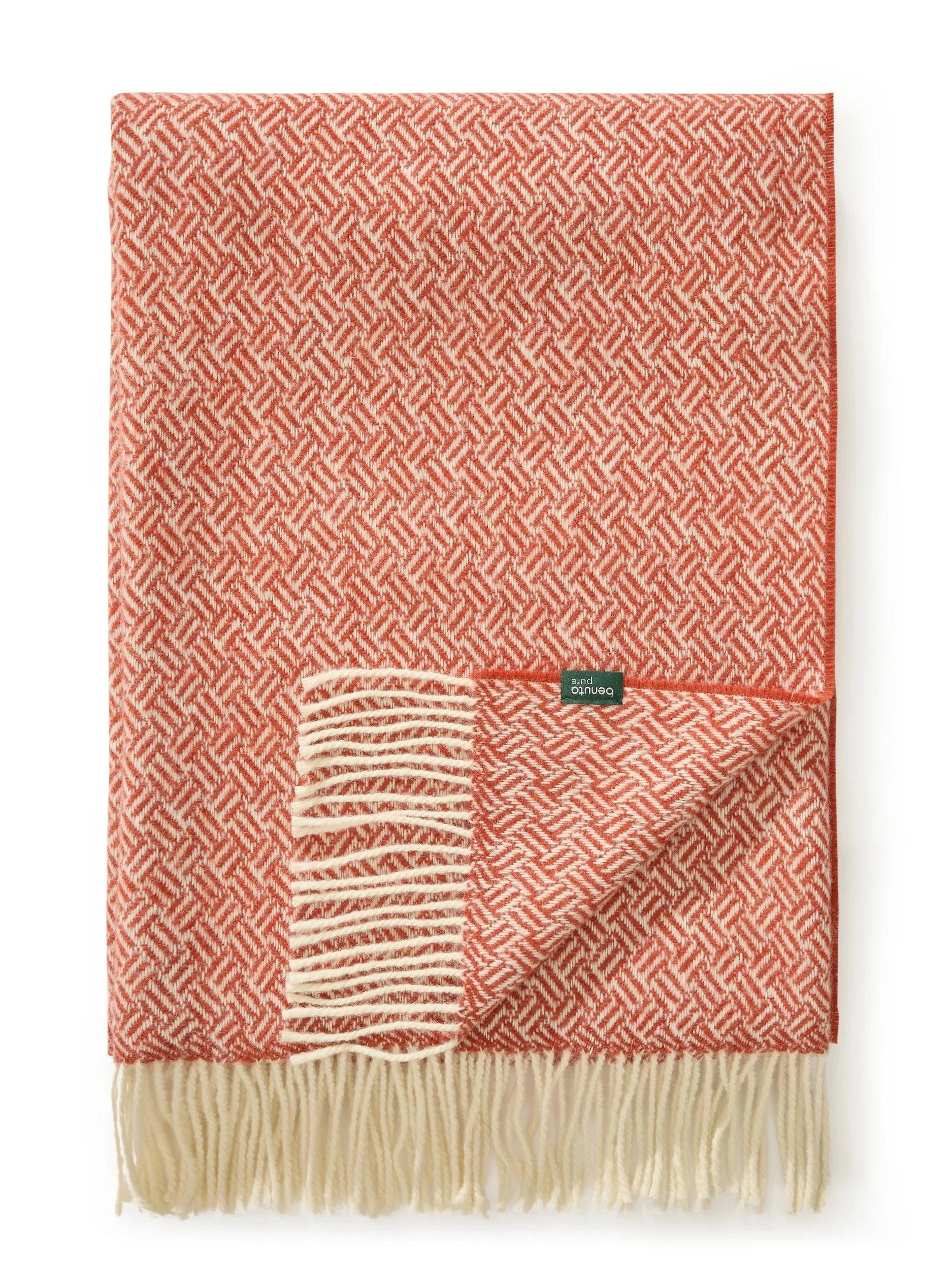 Wool Pătură Bianca Red