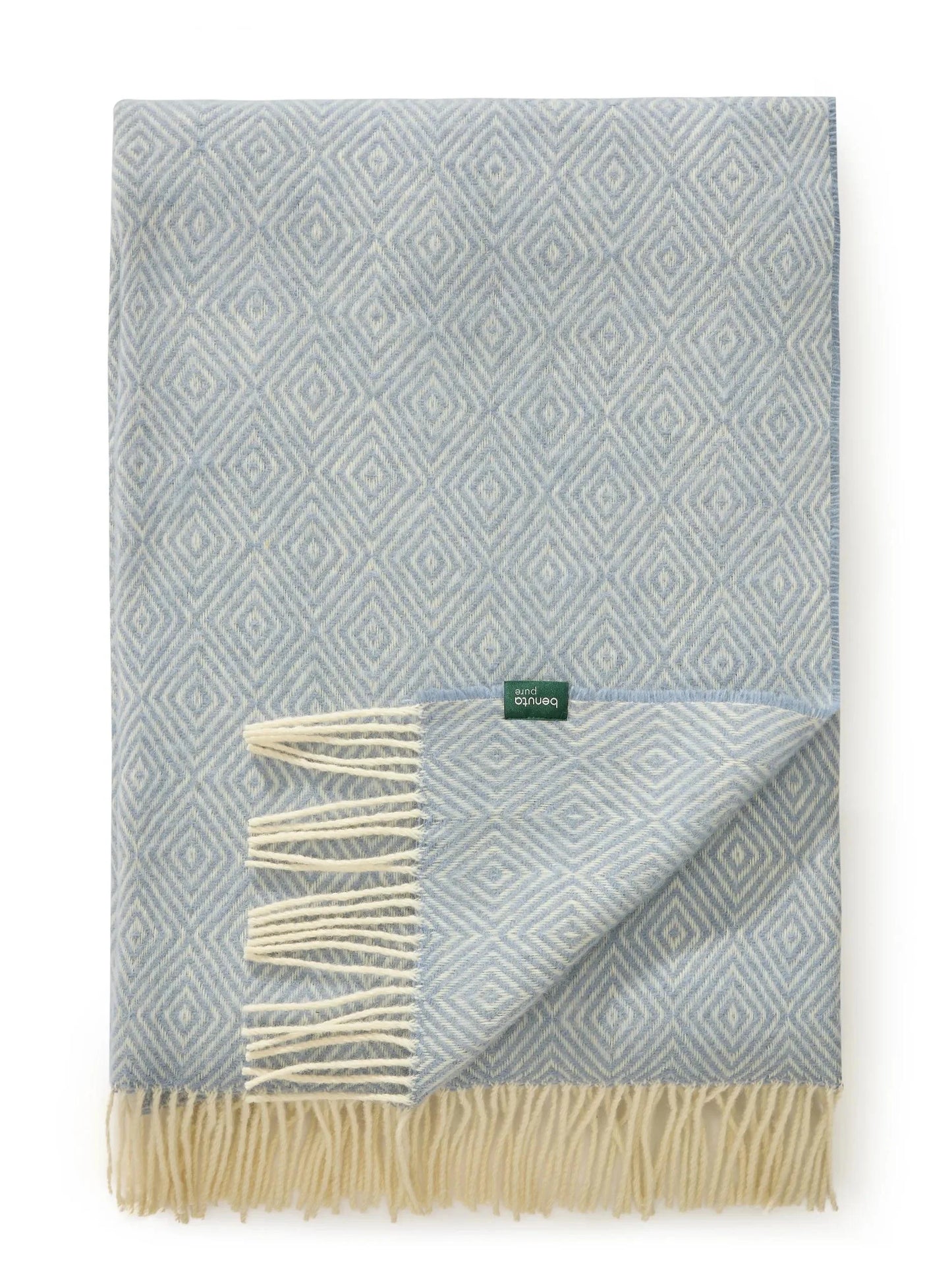 Wool Pătură Bianca Blue