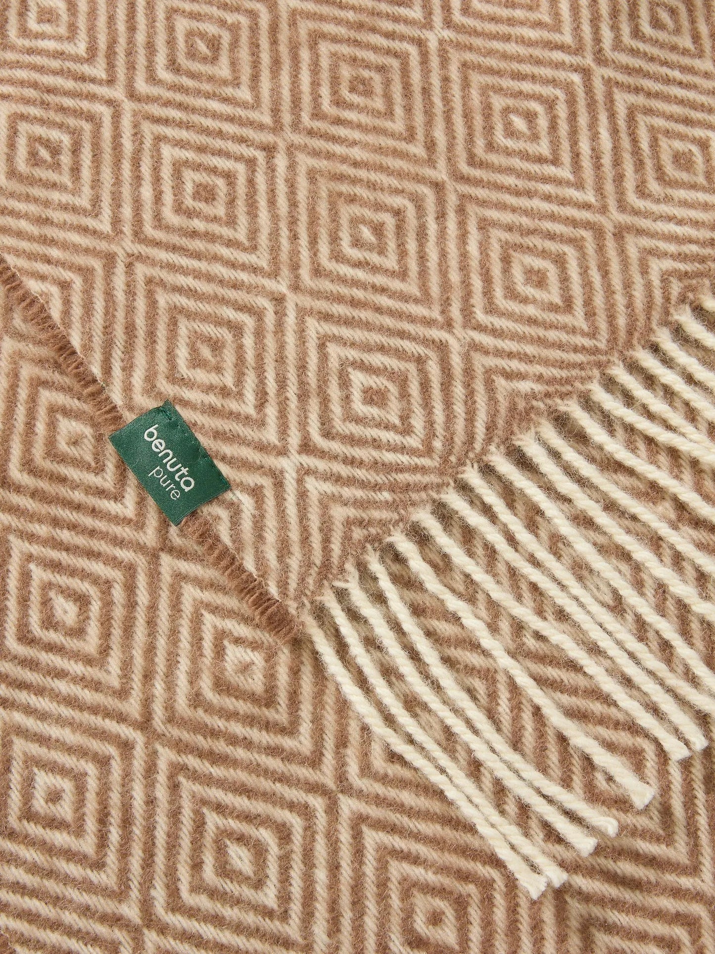 Wool Pătură Bianca Brown