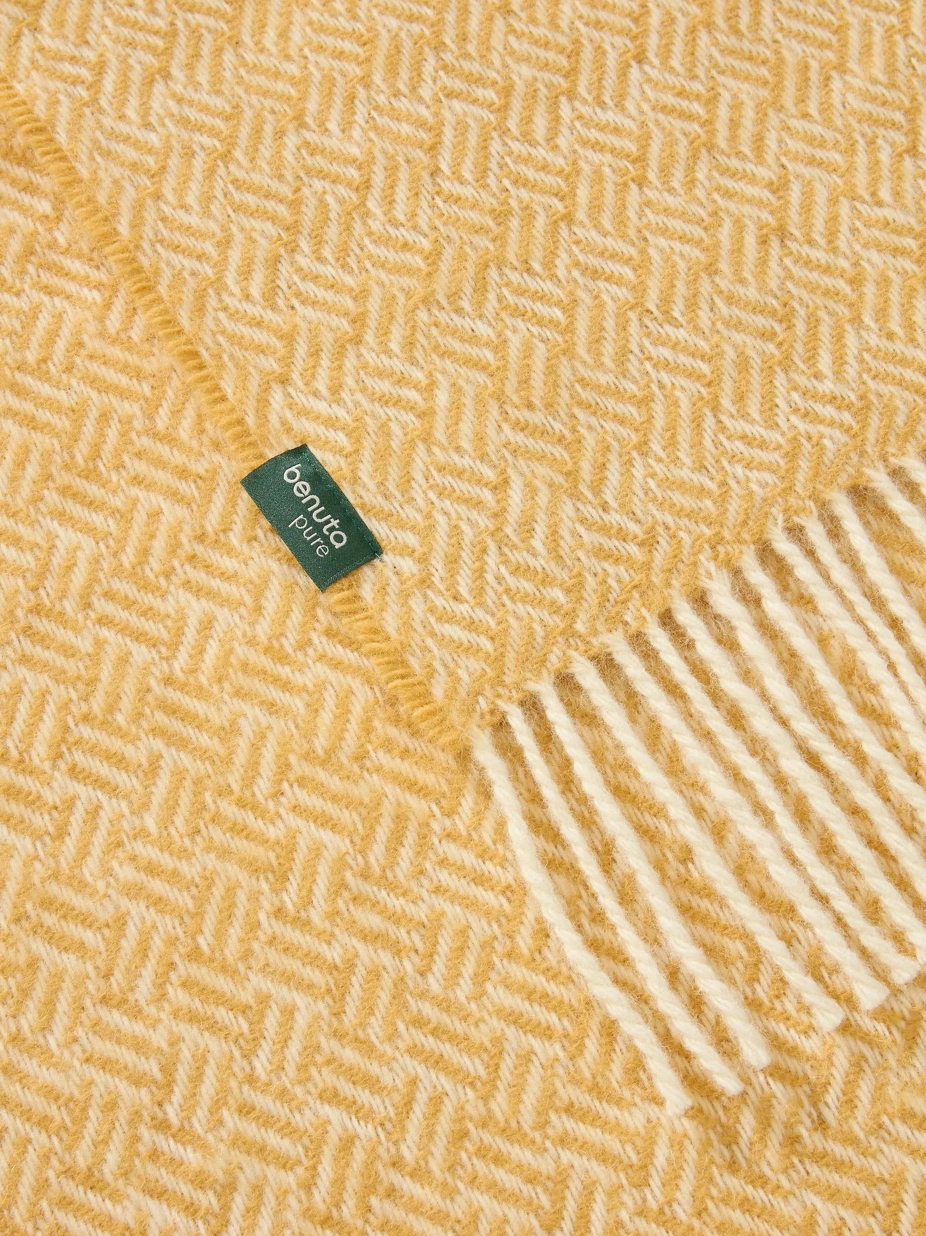 Wool Pătură Bianca Yellow